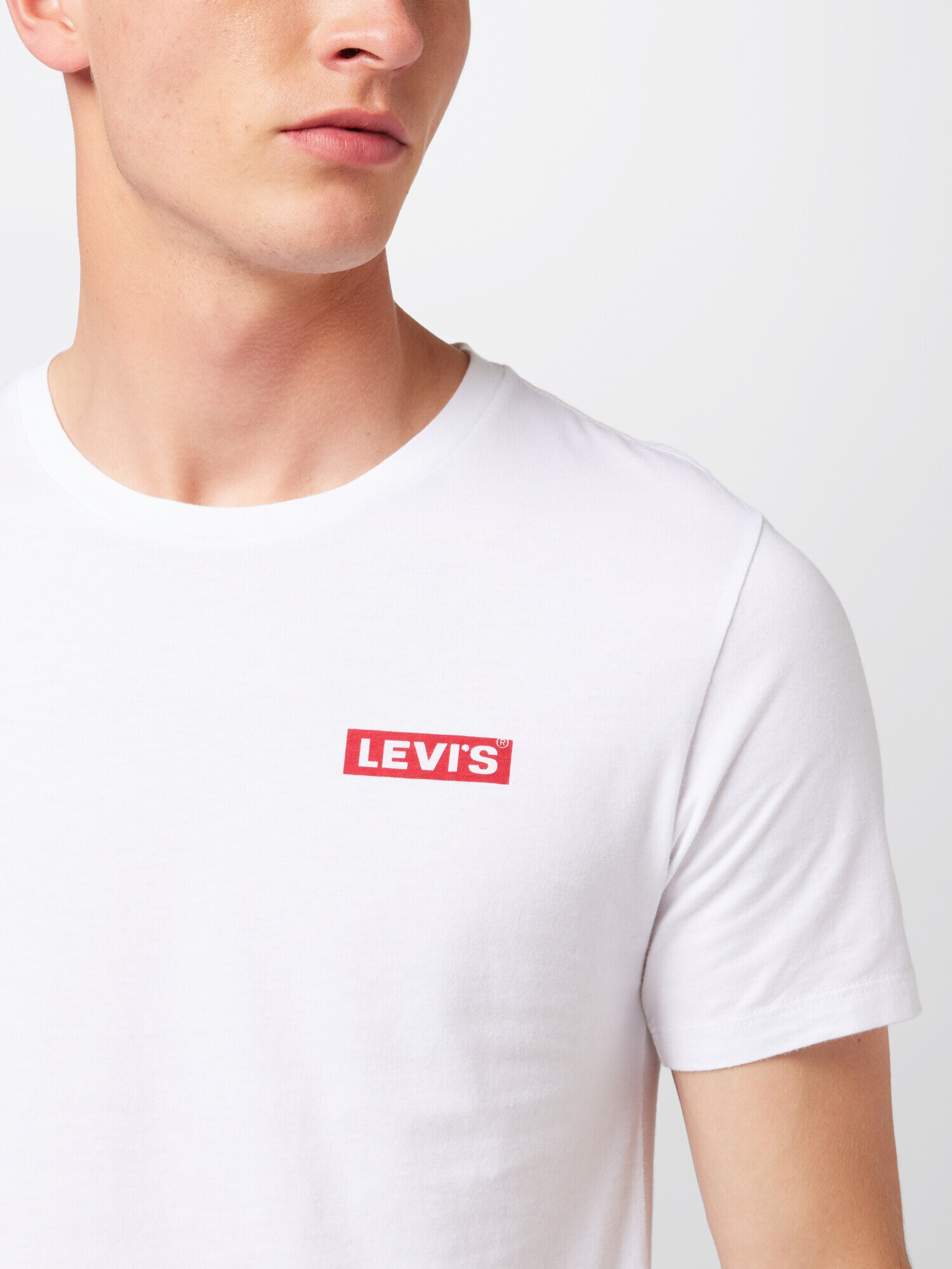 LEVI'S Tricou kaki / roșu / alb - Pled.ro