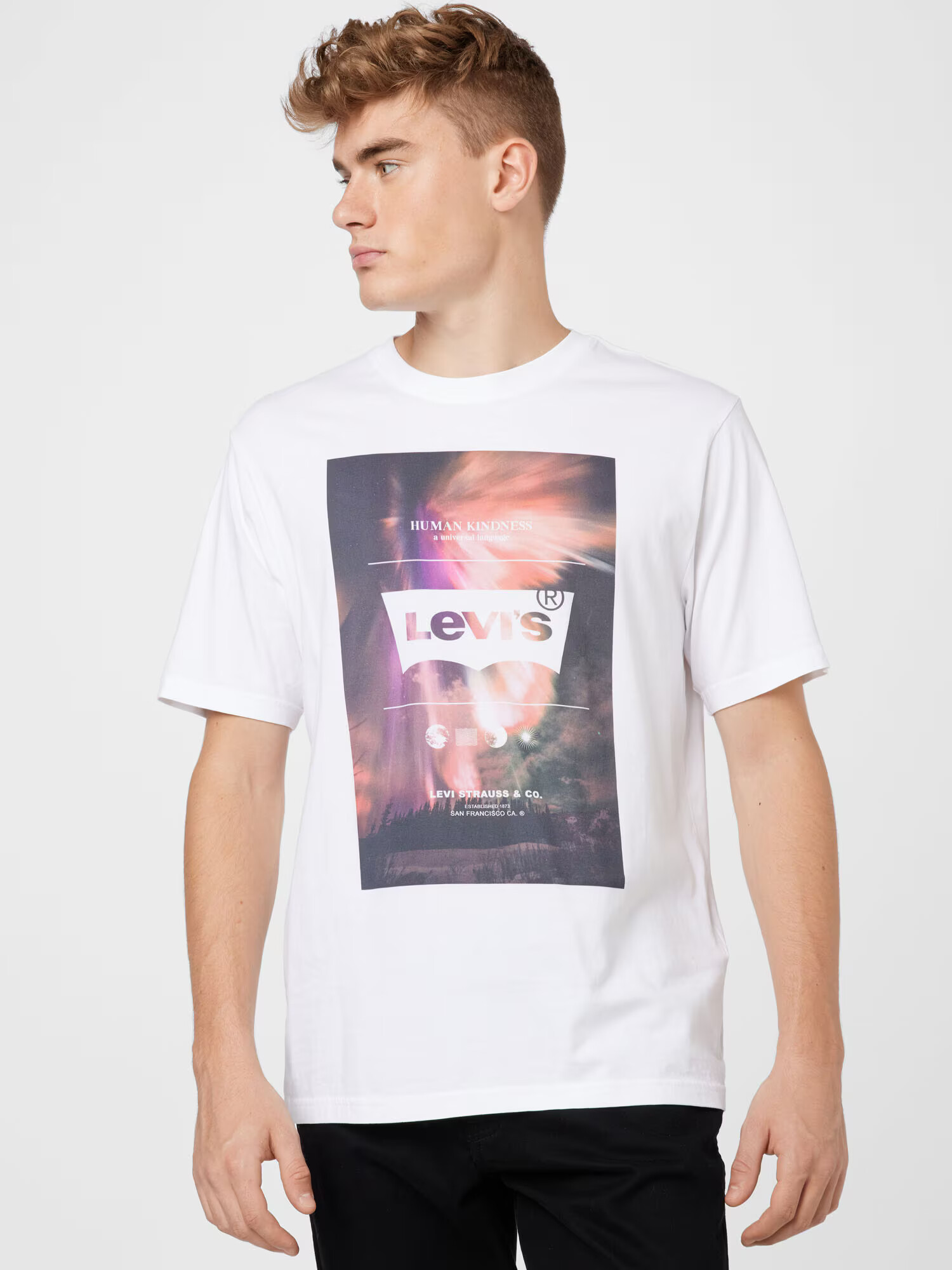 LEVI'S Tricou mai multe culori / alb - Pled.ro