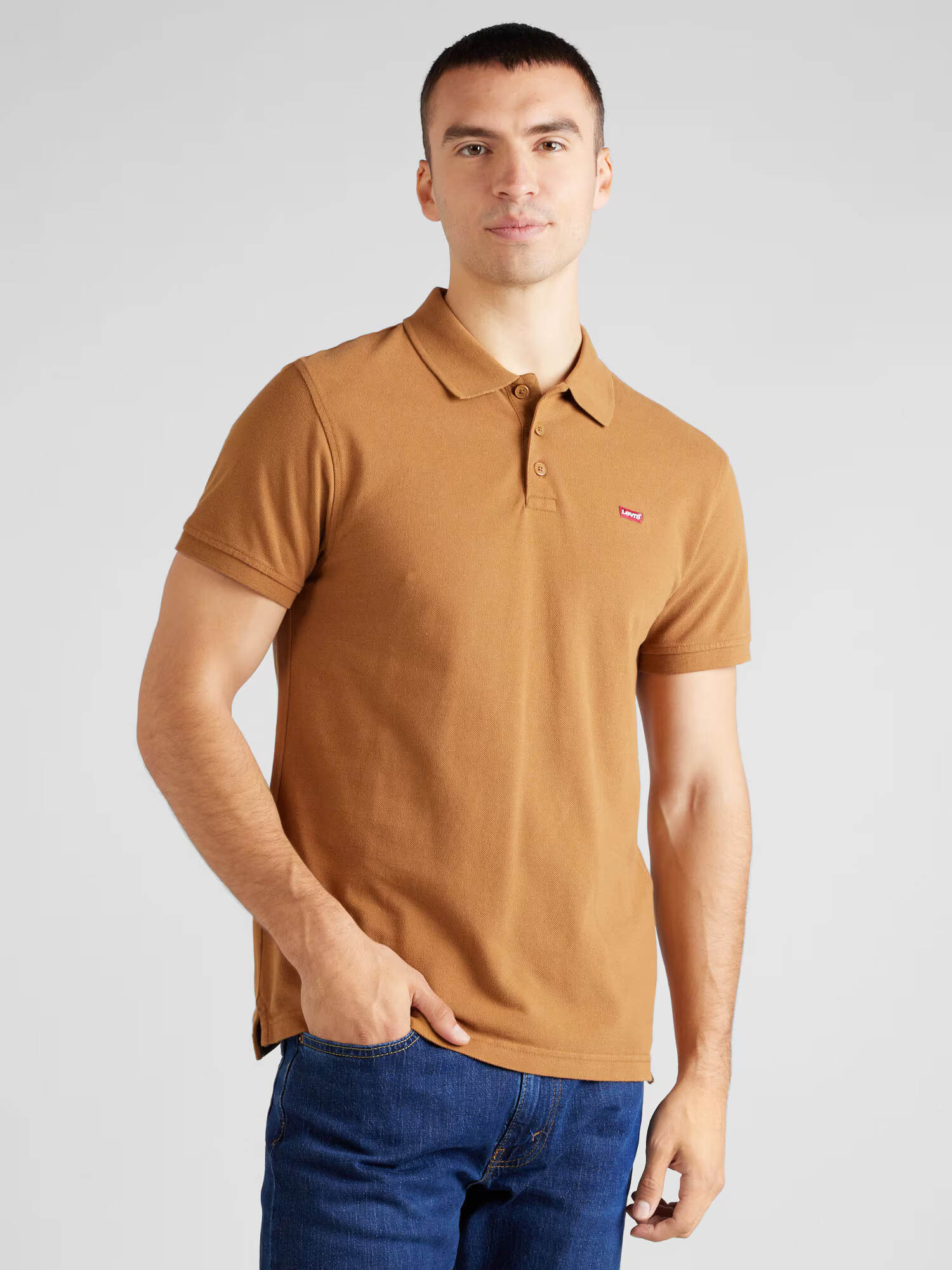 LEVI'S Tricou maro caramel - Pled.ro