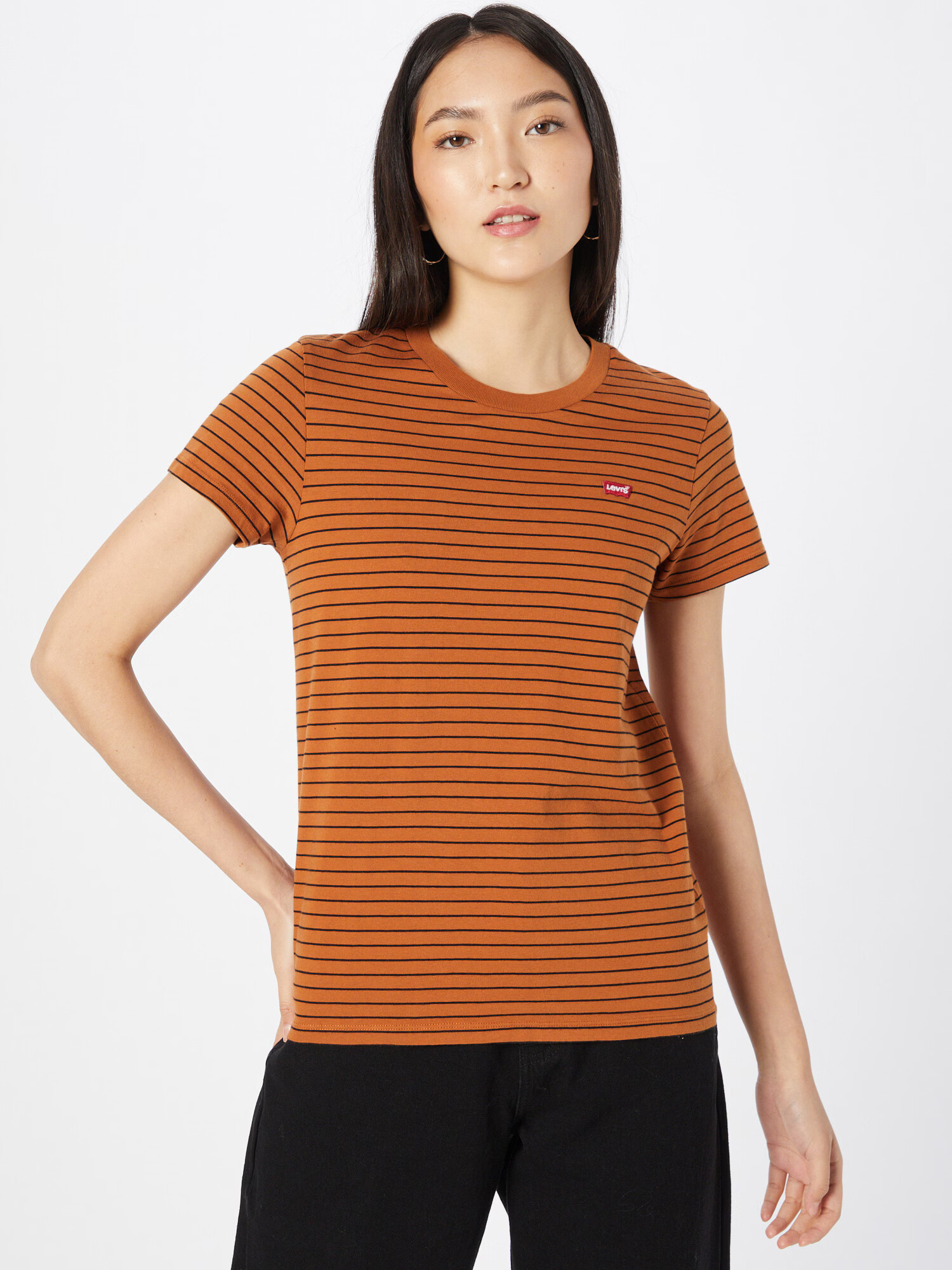 LEVI'S Tricou maro caramel / roșu / negru / alb - Pled.ro