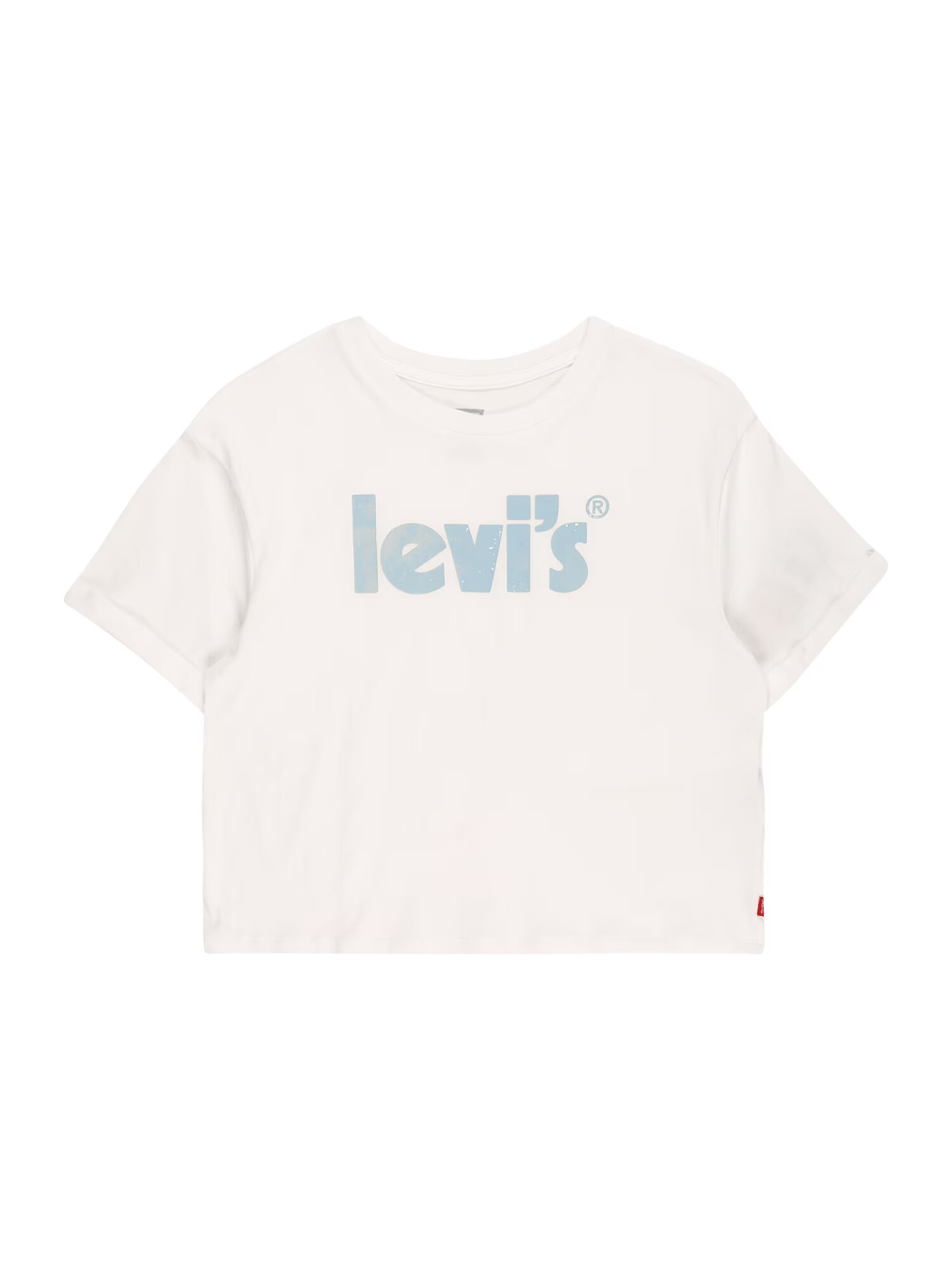 LEVI'S Tricou 'MEET & GREET' albastru fumuriu / gri fumuriu / alb - Pled.ro