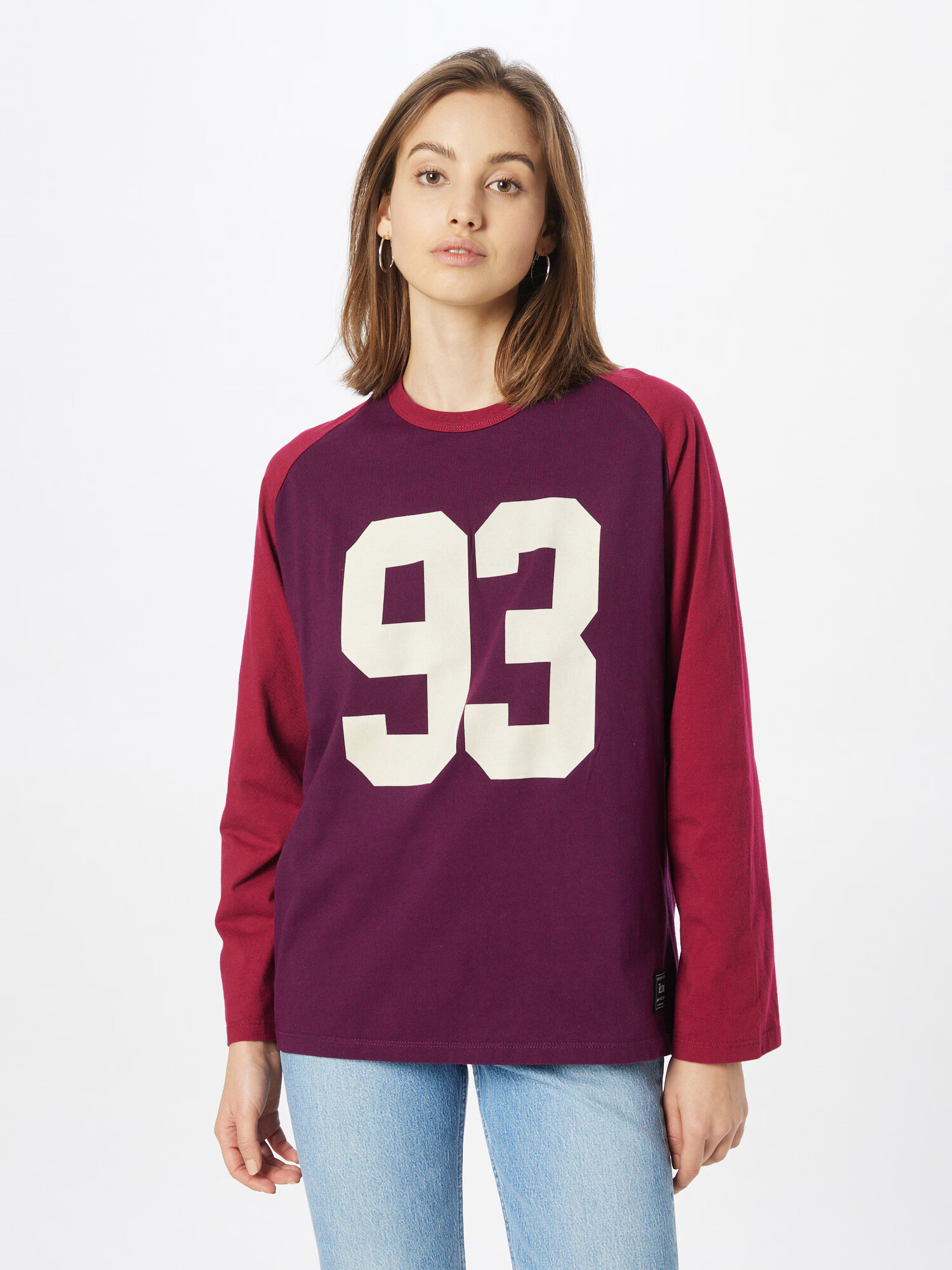 LEVI'S Tricou mov mură / roșu burgundy / alb coajă de ou - Pled.ro