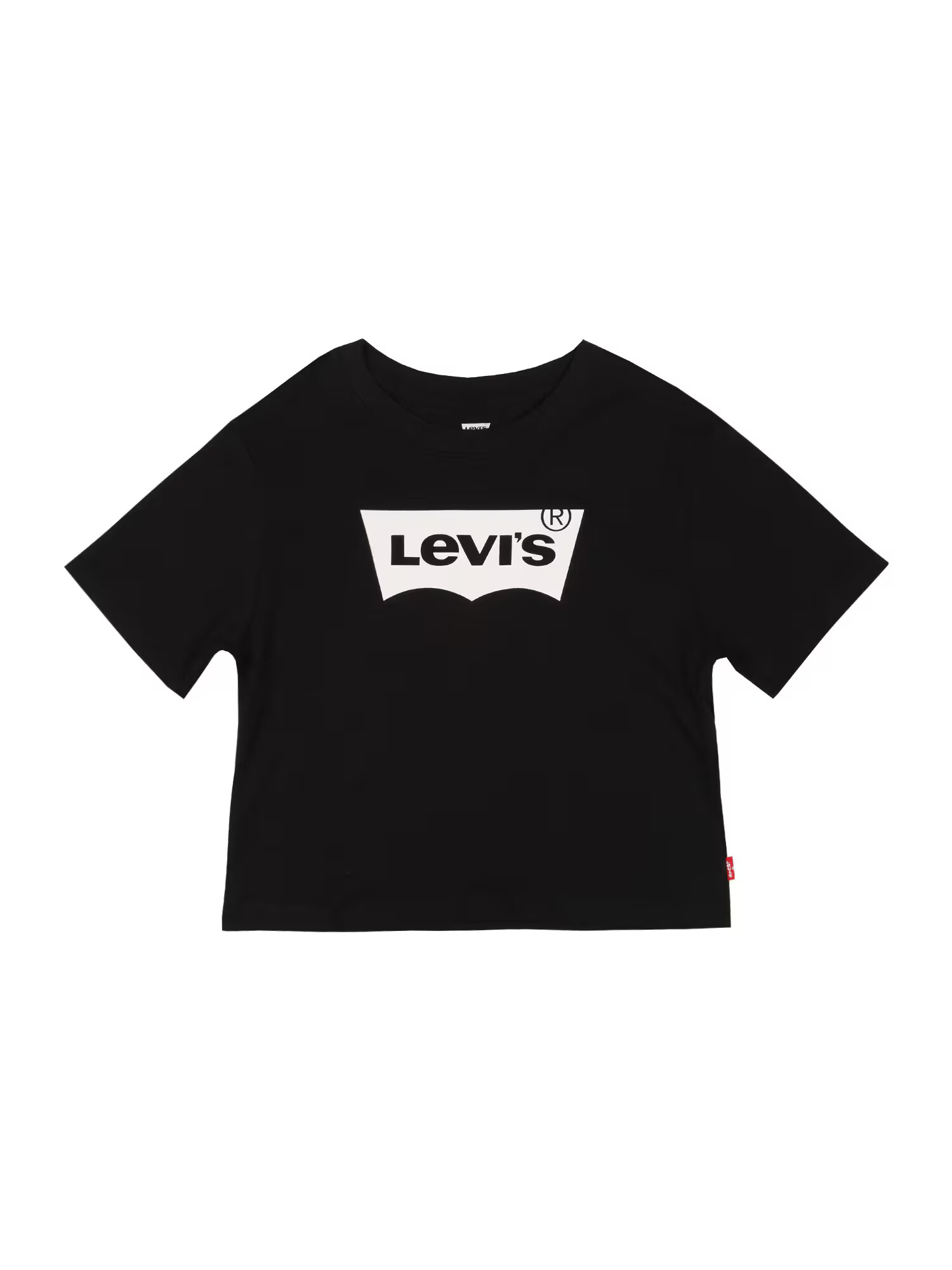 LEVI'S Tricou negru / alb - Pled.ro