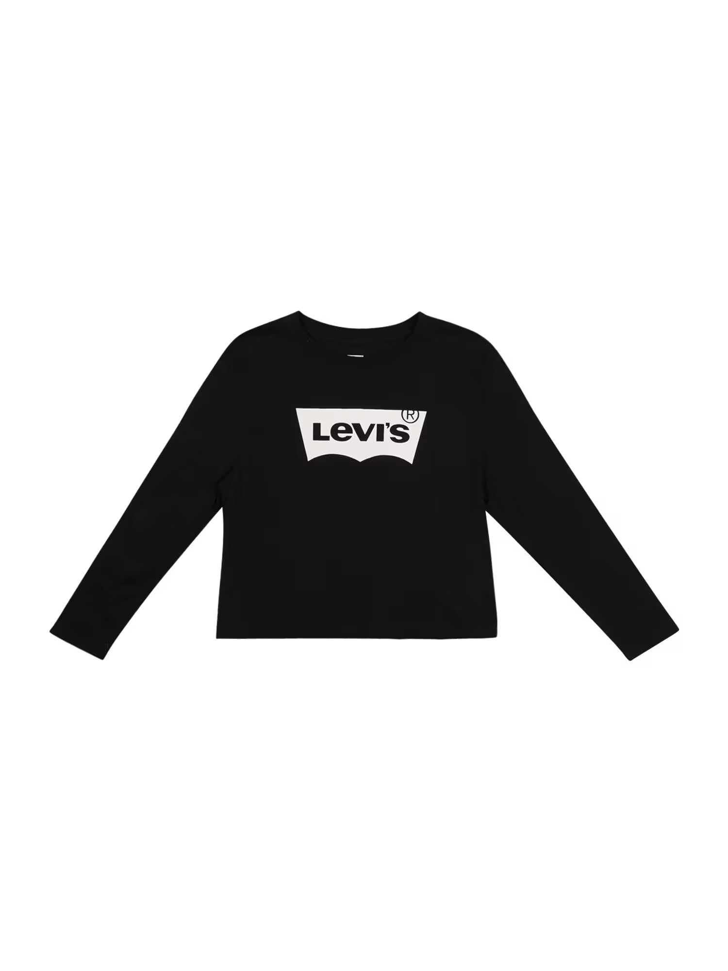 LEVI'S Tricou negru / alb - Pled.ro