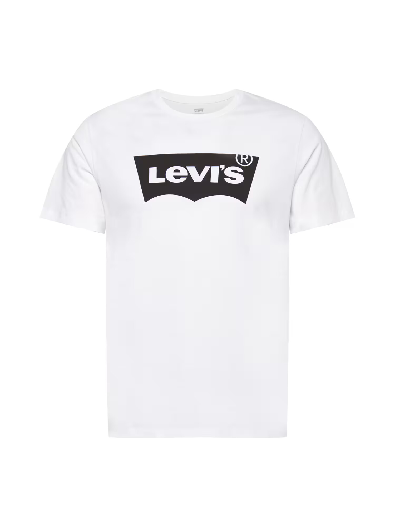 LEVI'S Tricou negru / alb - Pled.ro