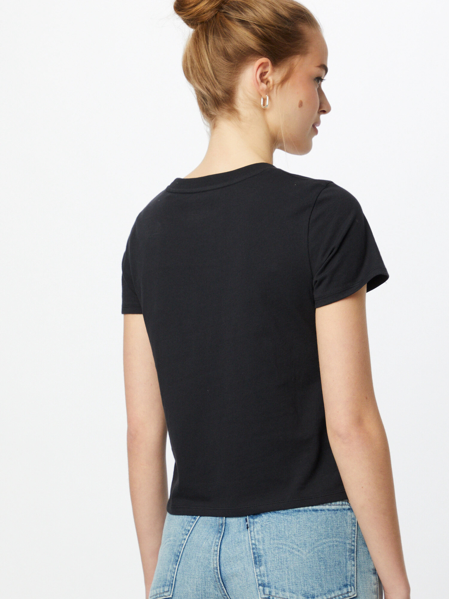 LEVI'S Tricou negru / alb - Pled.ro