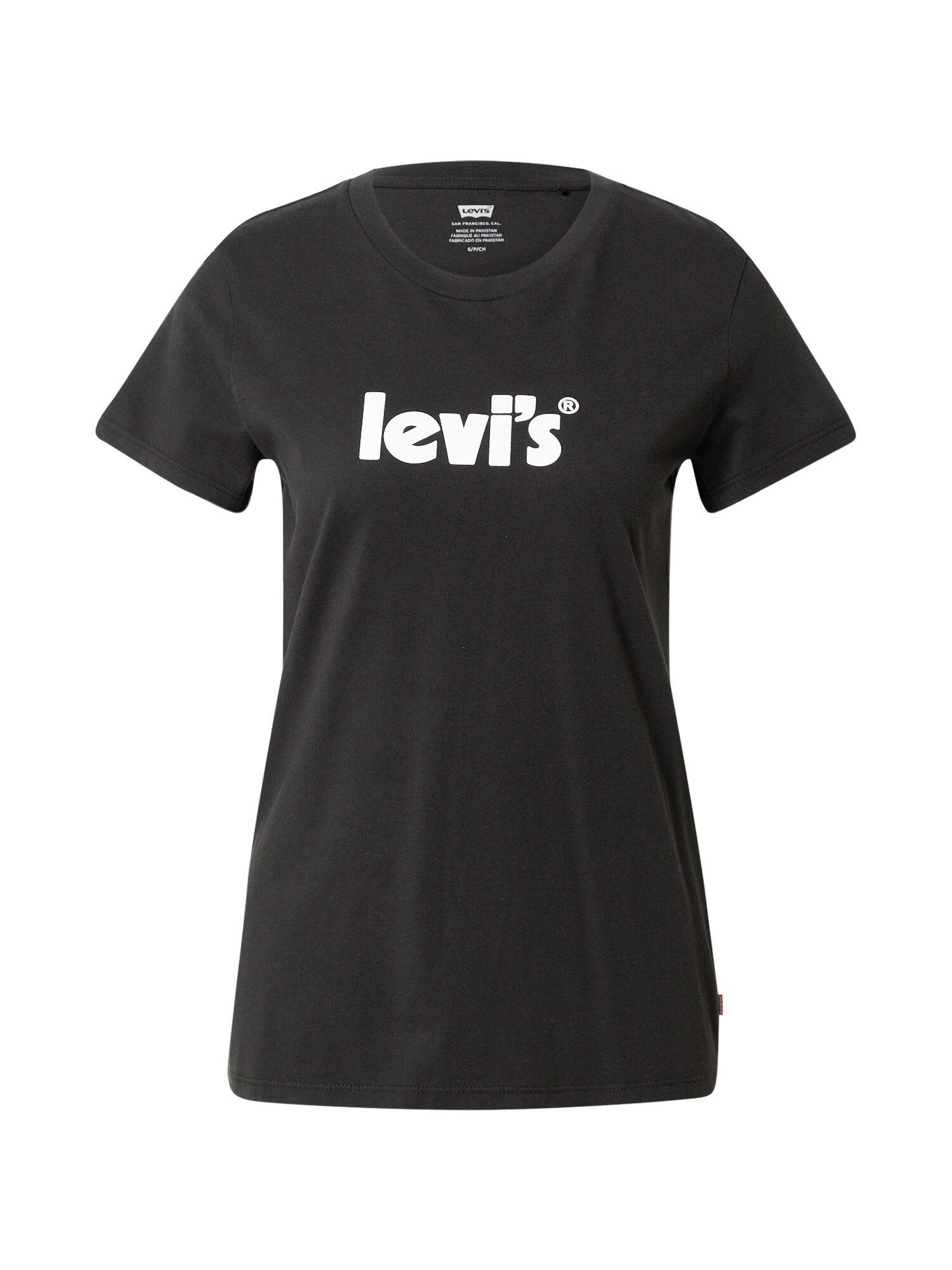 LEVI'S ® Tricou 'The Perfect' negru / alb - Pled.ro