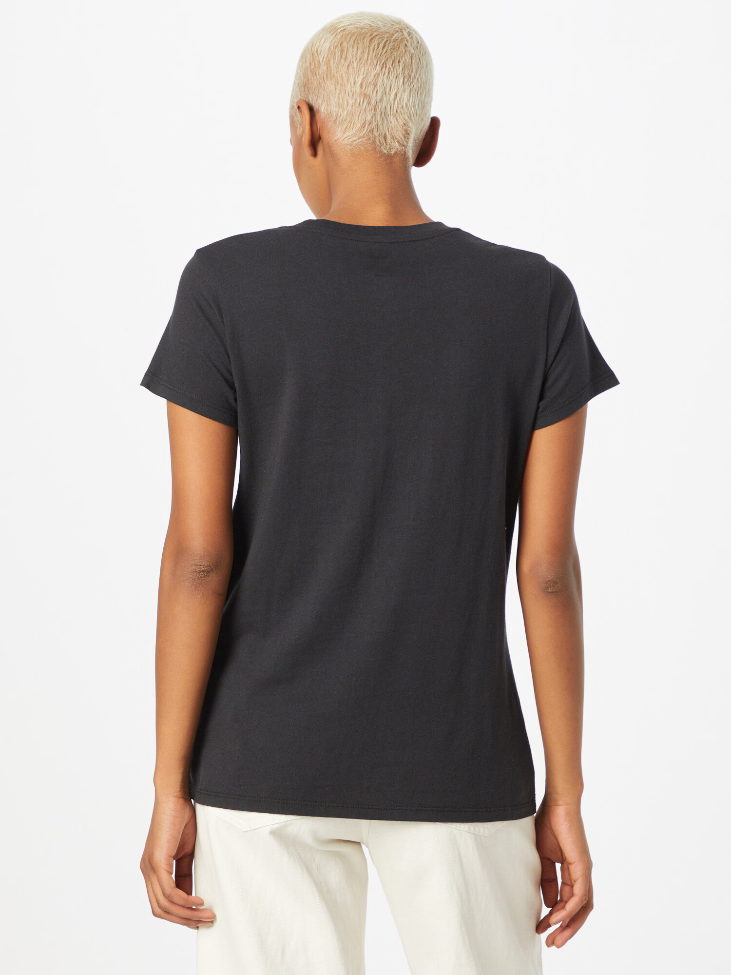 LEVI'S ® Tricou 'The Perfect' negru / alb - Pled.ro