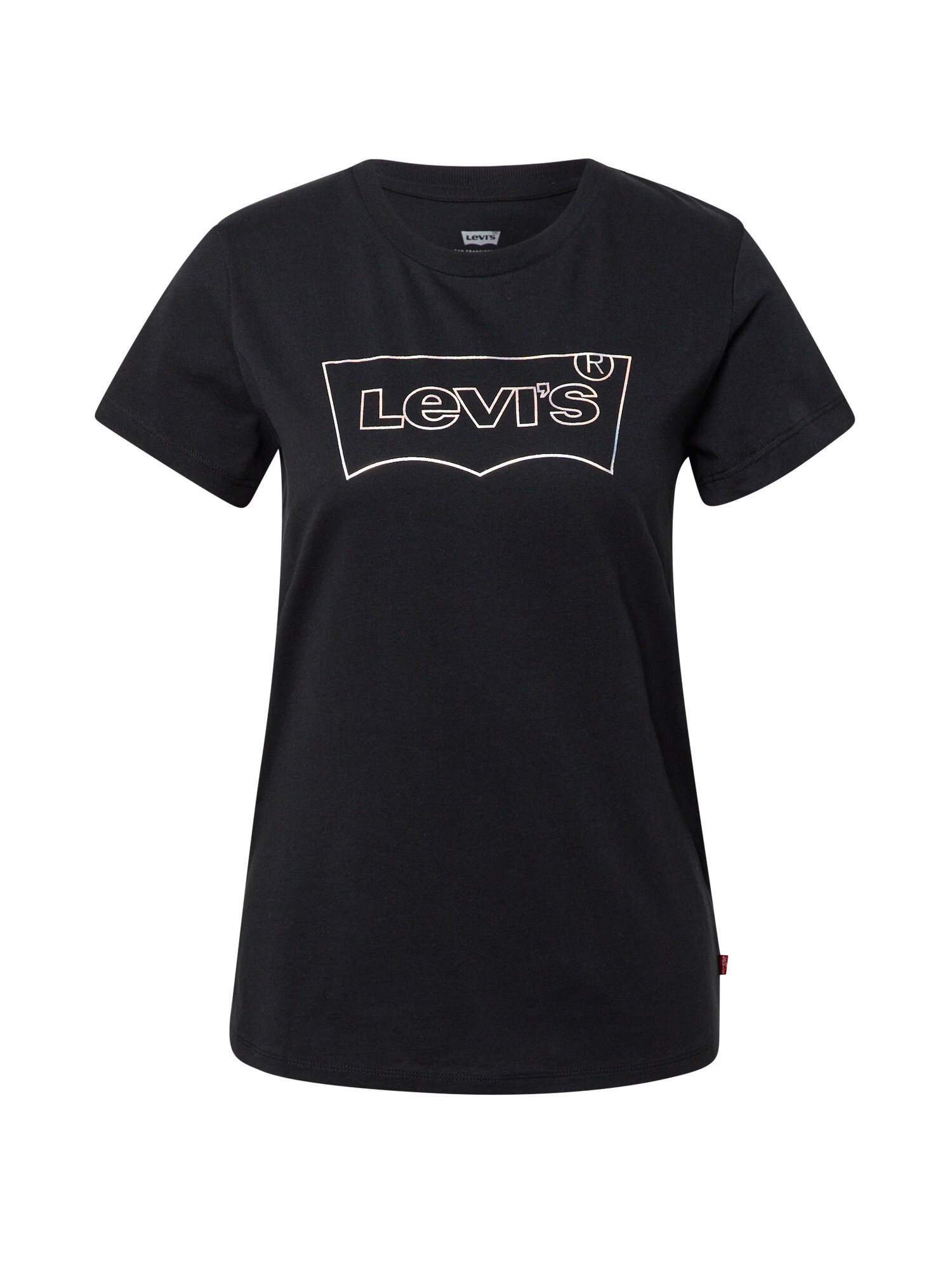 LEVI'S Tricou negru / alb - Pled.ro