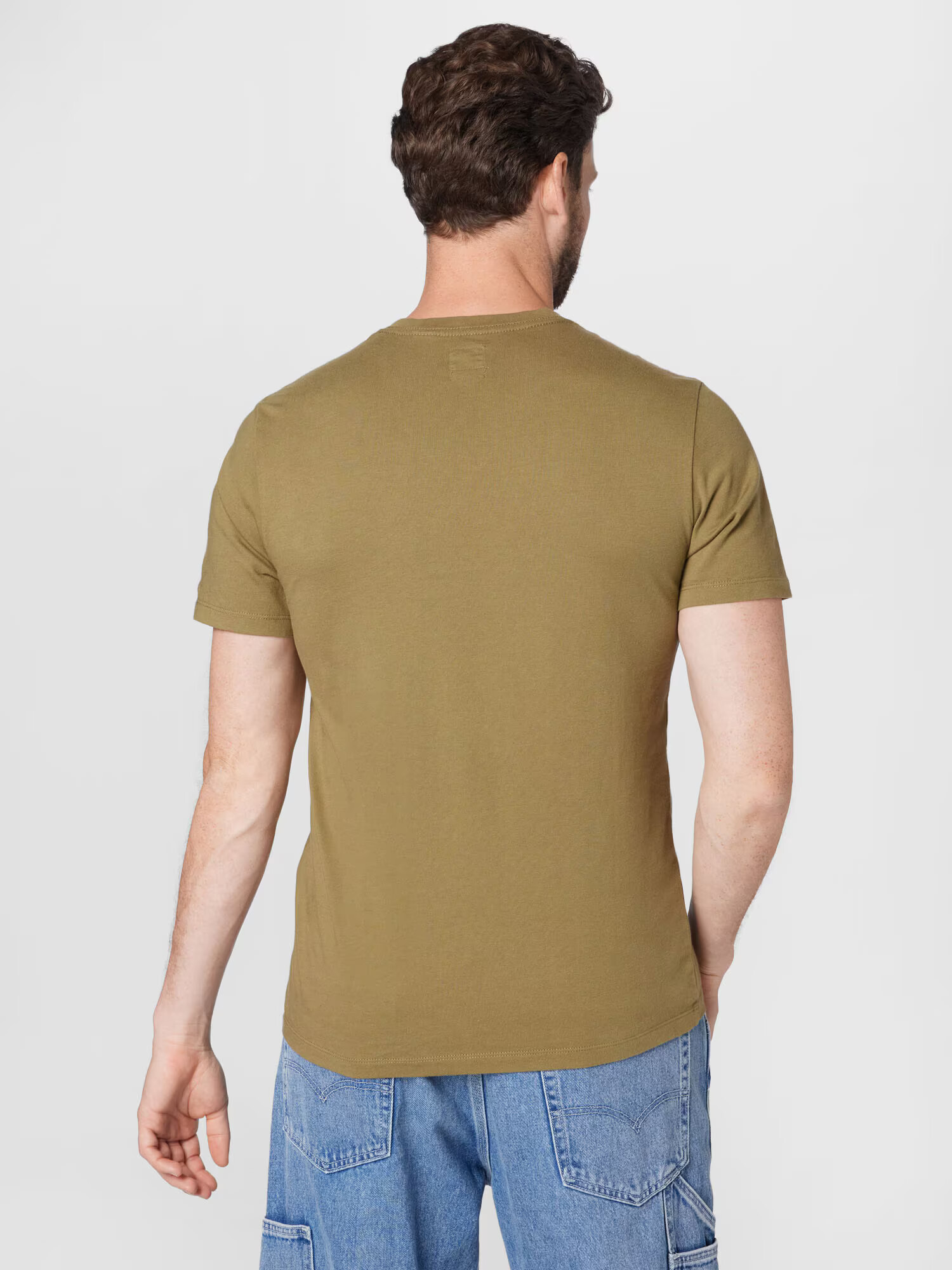 LEVI'S Tricou 'ORIGINAL HM VNECK NEUTRALS' oliv - Pled.ro