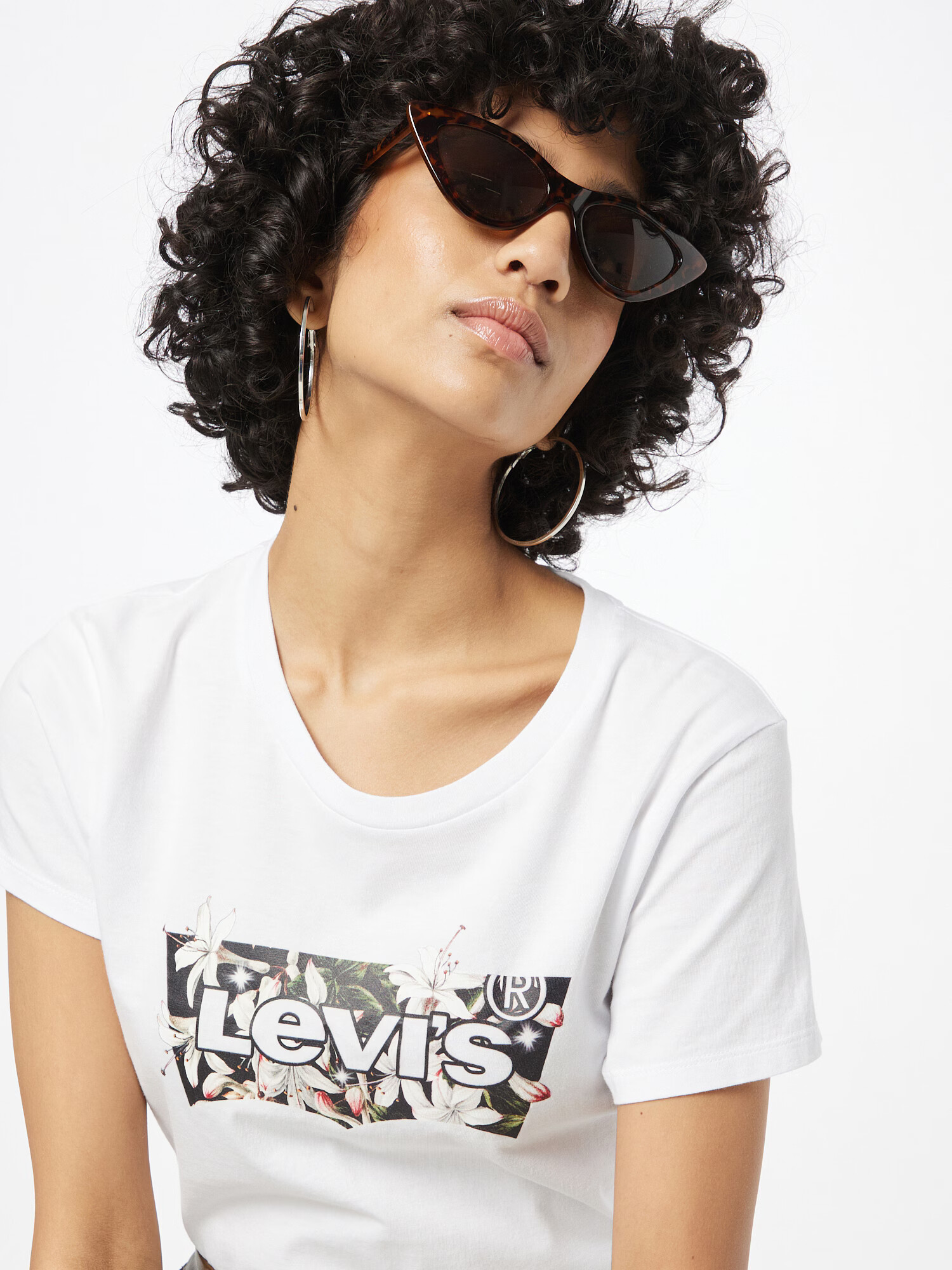 LEVI'S Tricou oliv / roz pitaya / negru / alb - Pled.ro