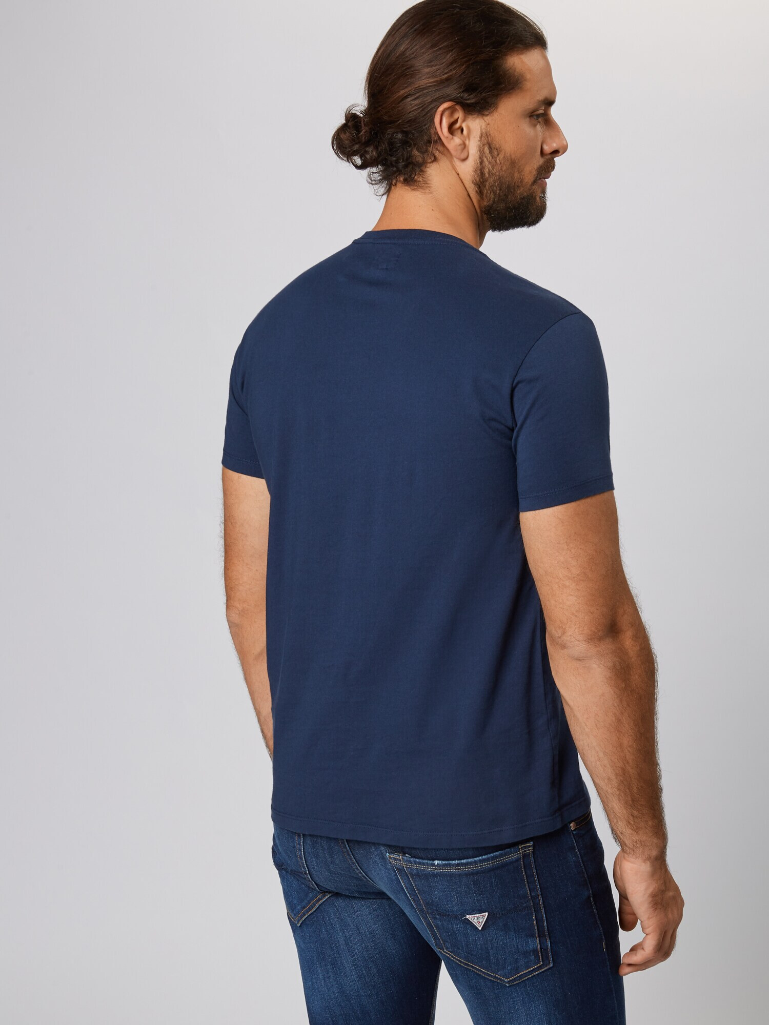 LEVI'S ® Tricou 'ORIGINAL HM VNECK BLUES' albastru închis - Pled.ro