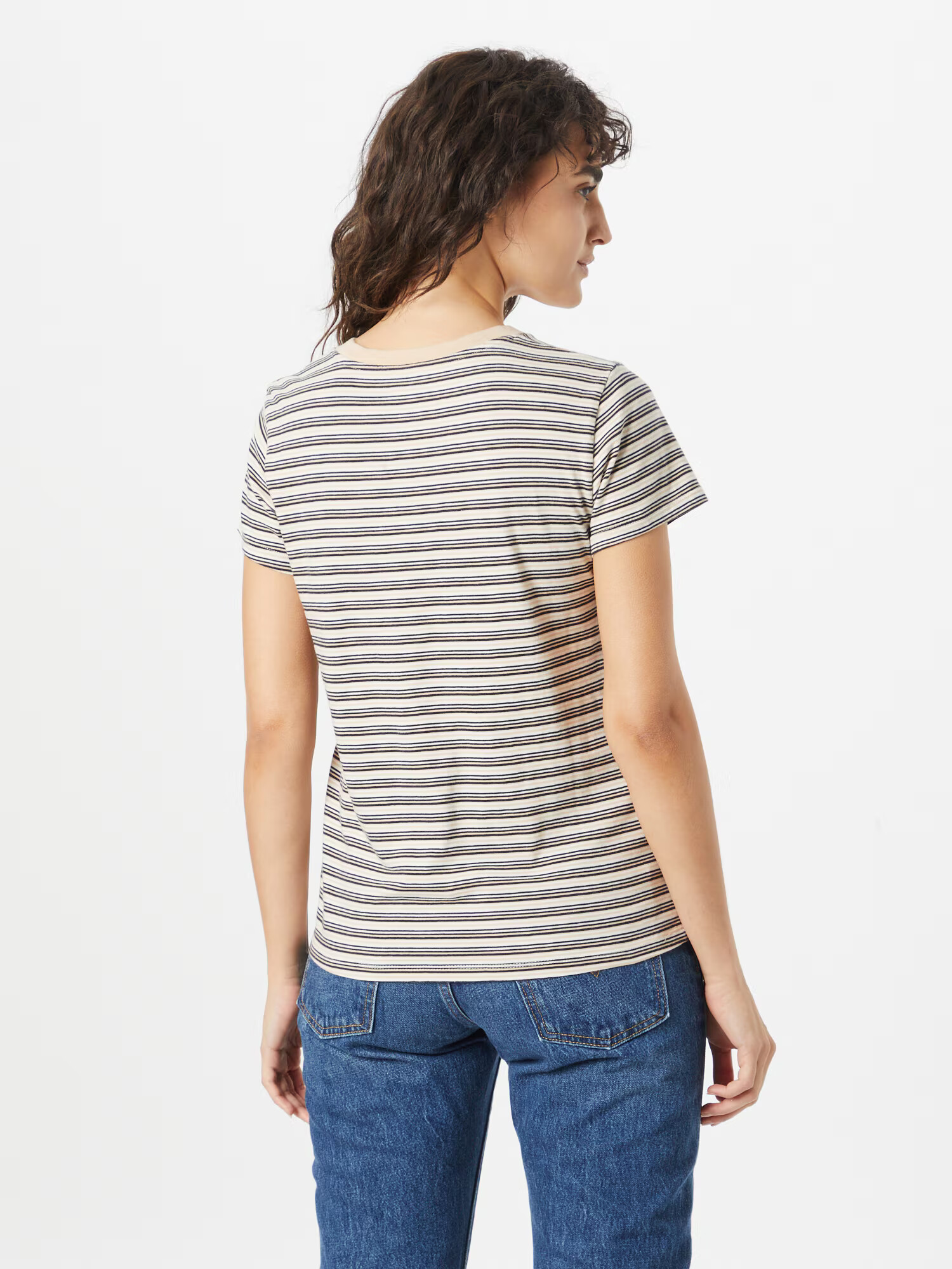 LEVI'S Tricou 'PERFECT' bej / albastru / albastru închis / alb - Pled.ro