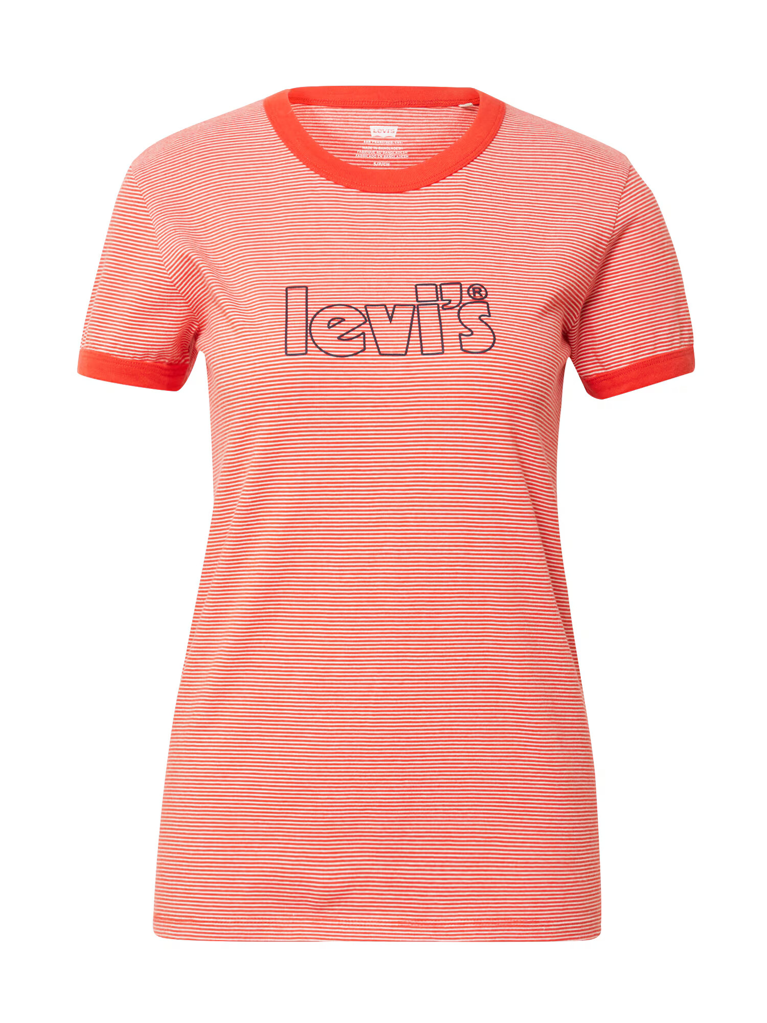 LEVI'S Tricou 'PERFECT RINGER' albastru marin / roșu orange / alb - Pled.ro