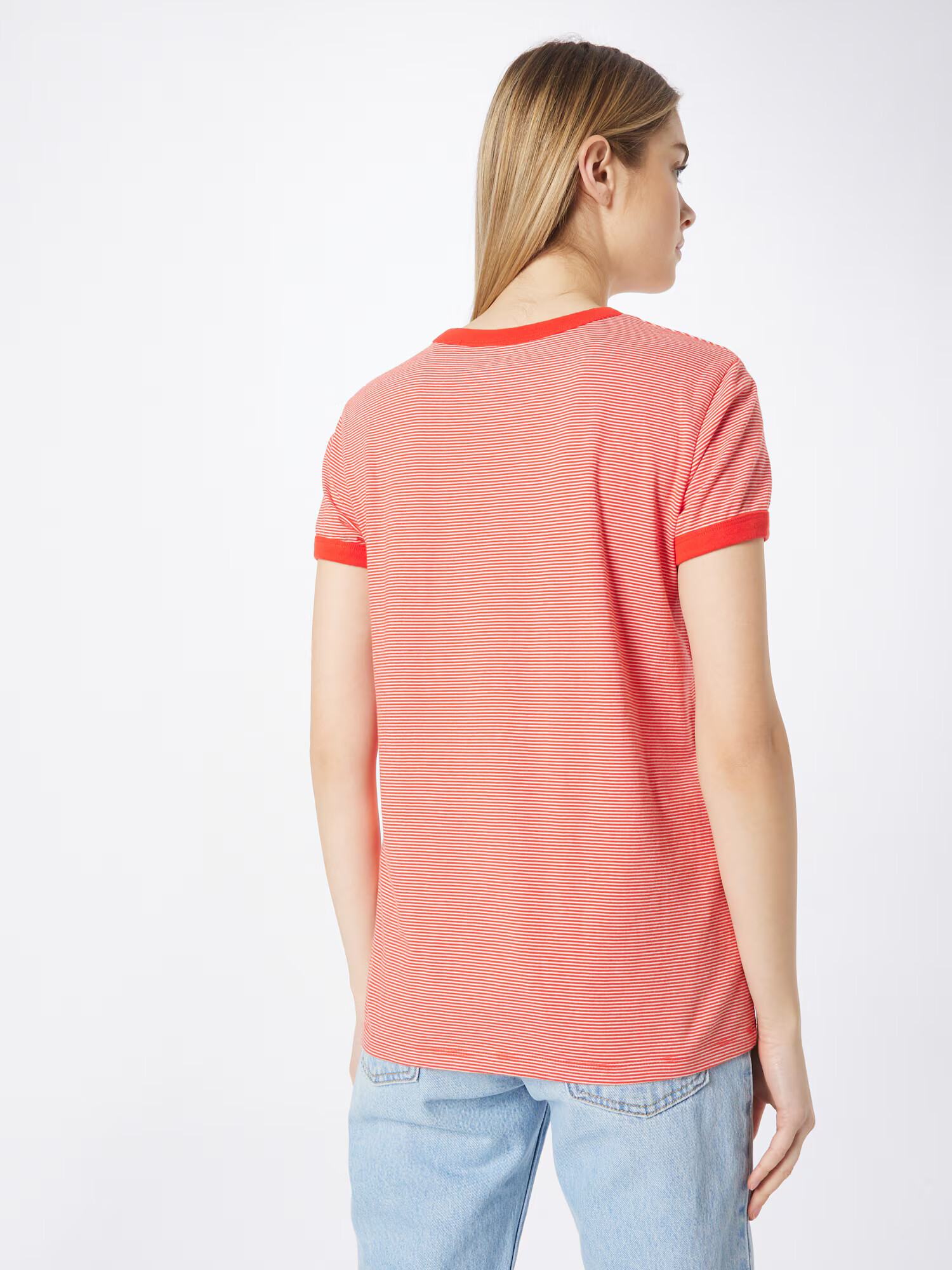 LEVI'S Tricou 'PERFECT RINGER' albastru marin / roșu orange / alb - Pled.ro