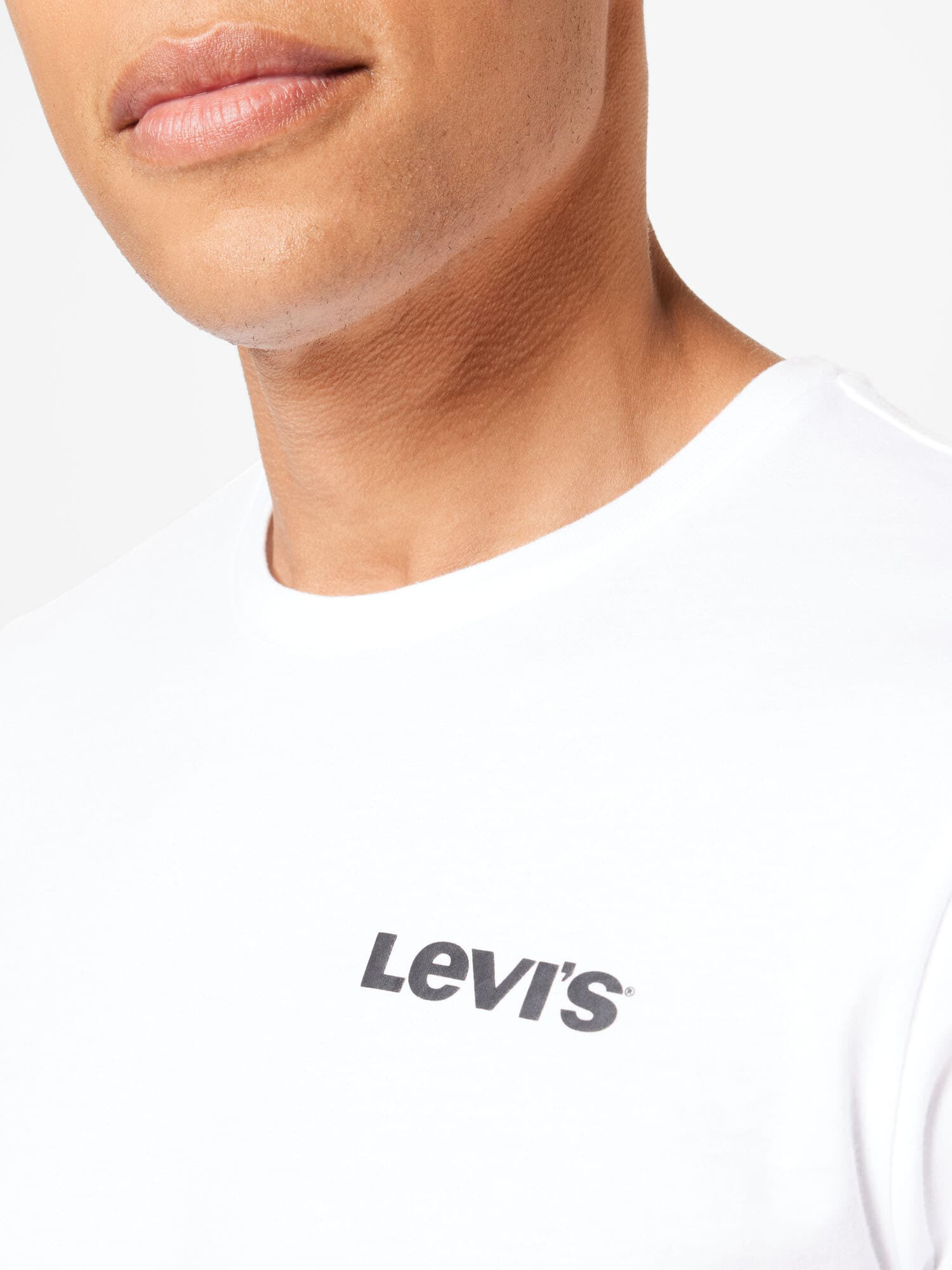 LEVI'S Tricou 'GRAPHIC CREWNECK TEE NEUTRALS' portocaliu / negru / alb - Pled.ro