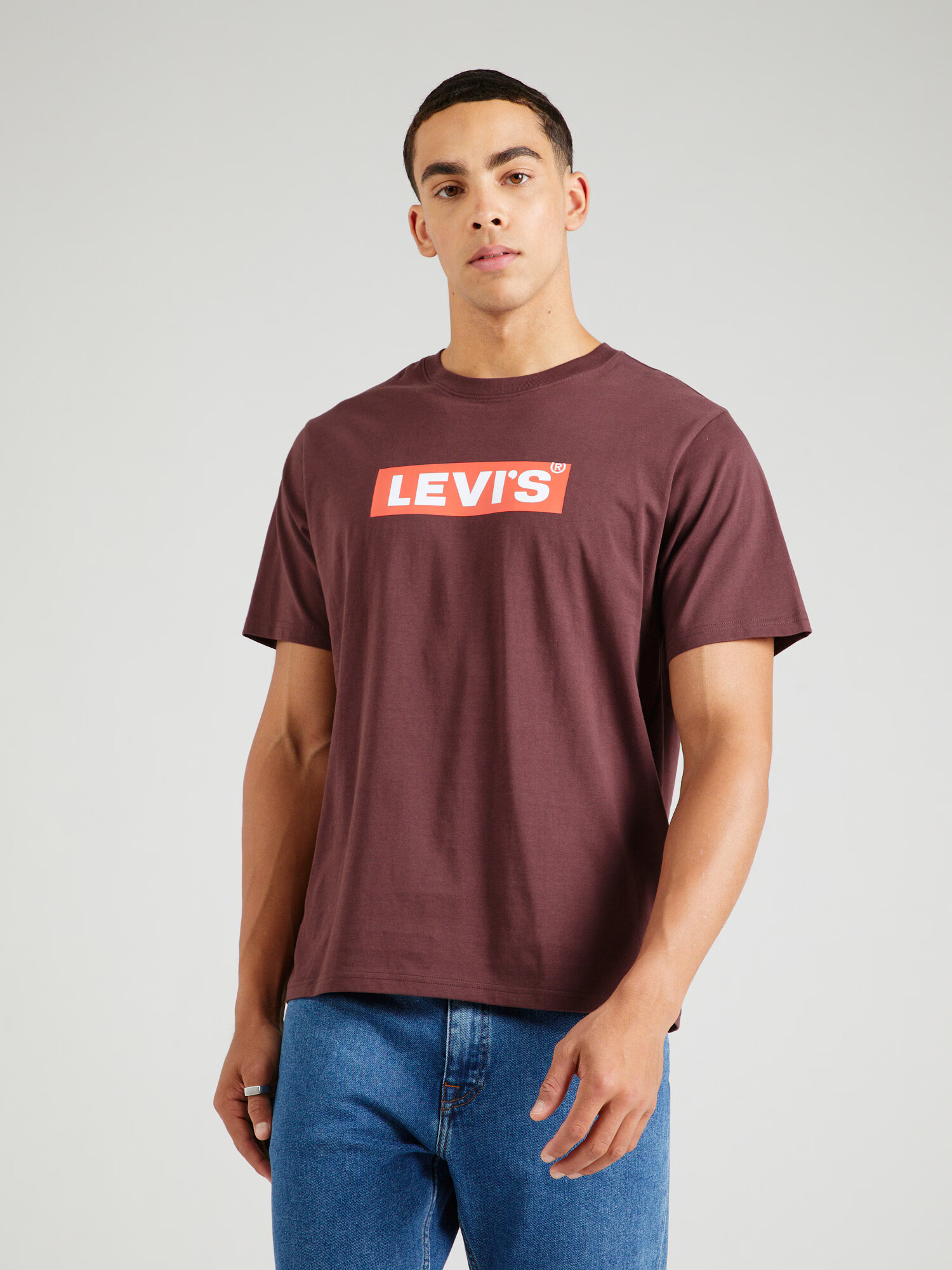 LEVI'S ® Tricou portocaliu / roșu burgundy / alb - Pled.ro