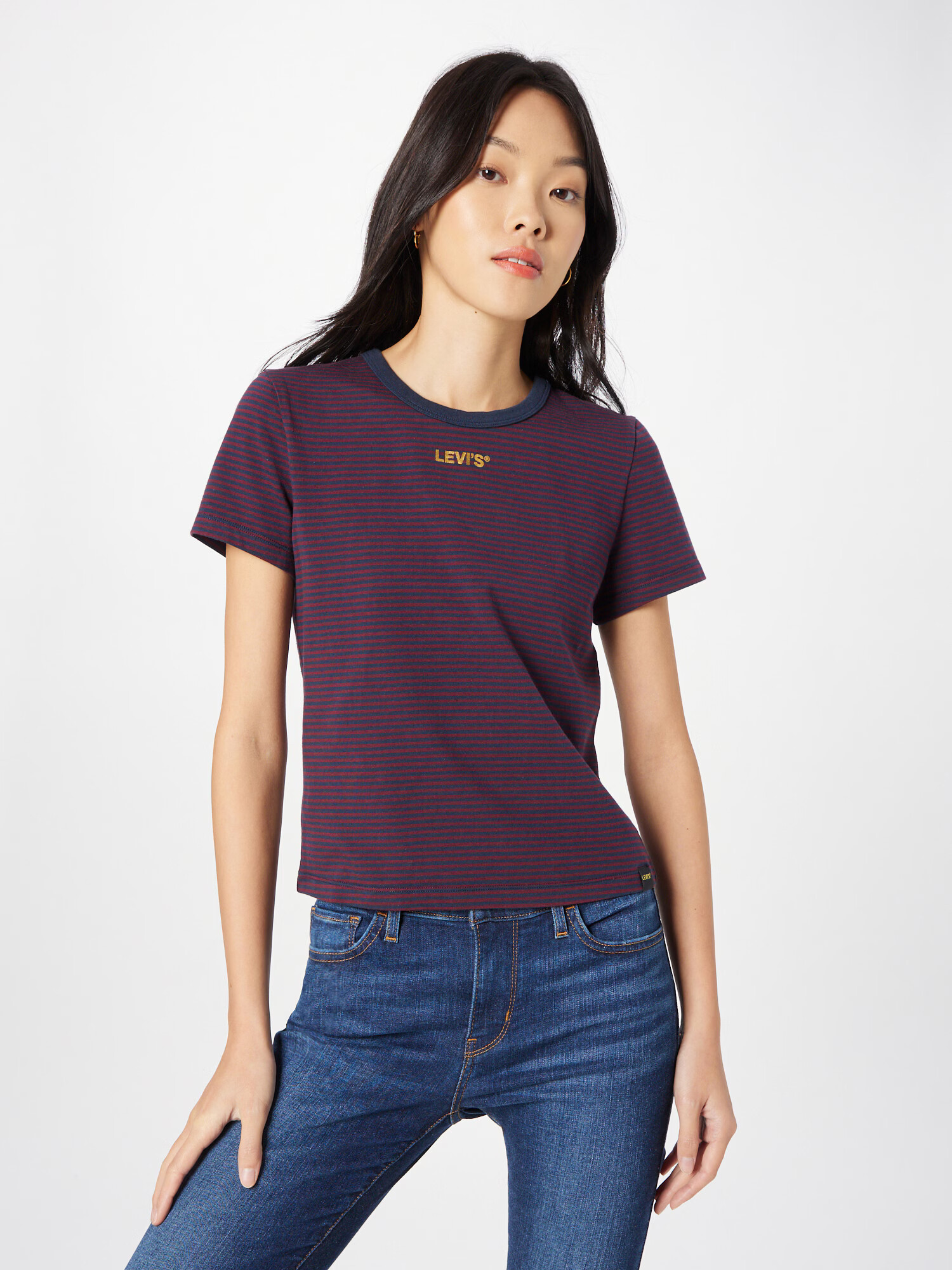 LEVI'S ® Tricou 'Rickie' galben / mov vânătă - Pled.ro