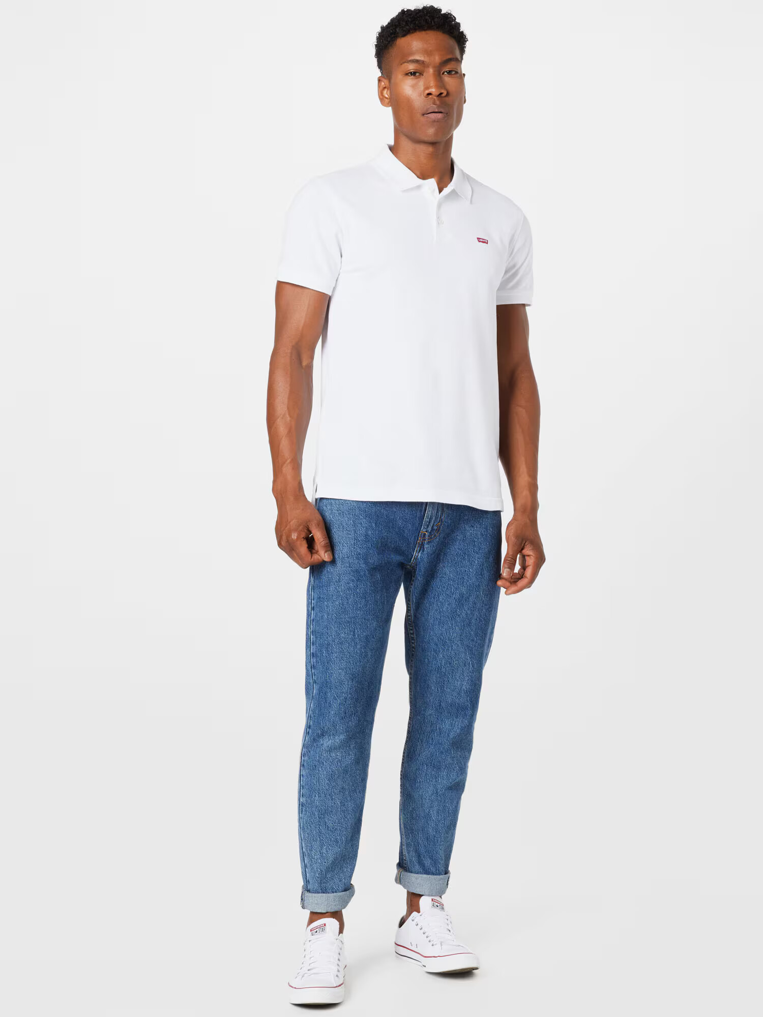 LEVI'S ® Tricou roși aprins / alb - Pled.ro