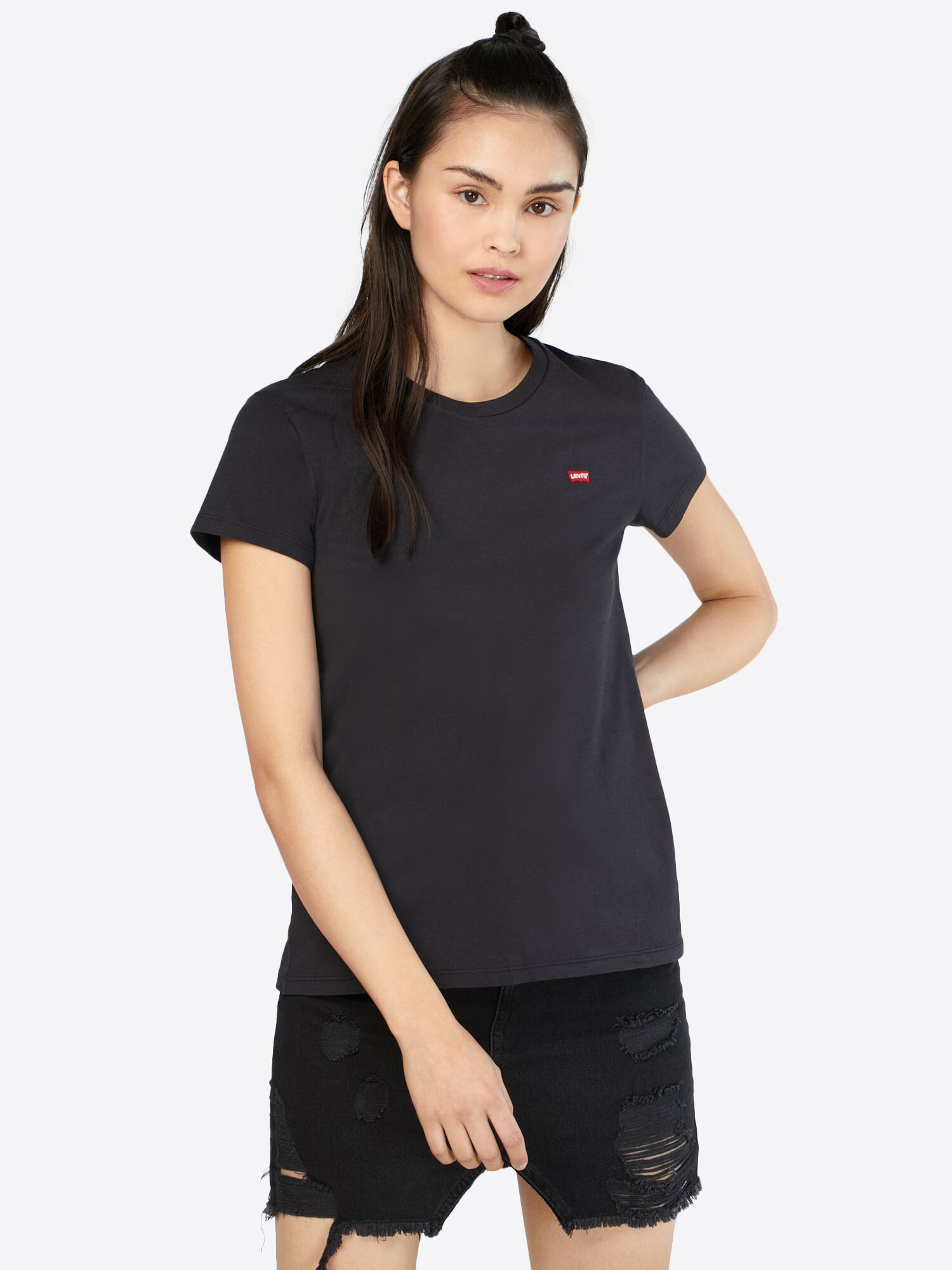 LEVI'S ® Tricou roși aprins / negru / alb - Pled.ro