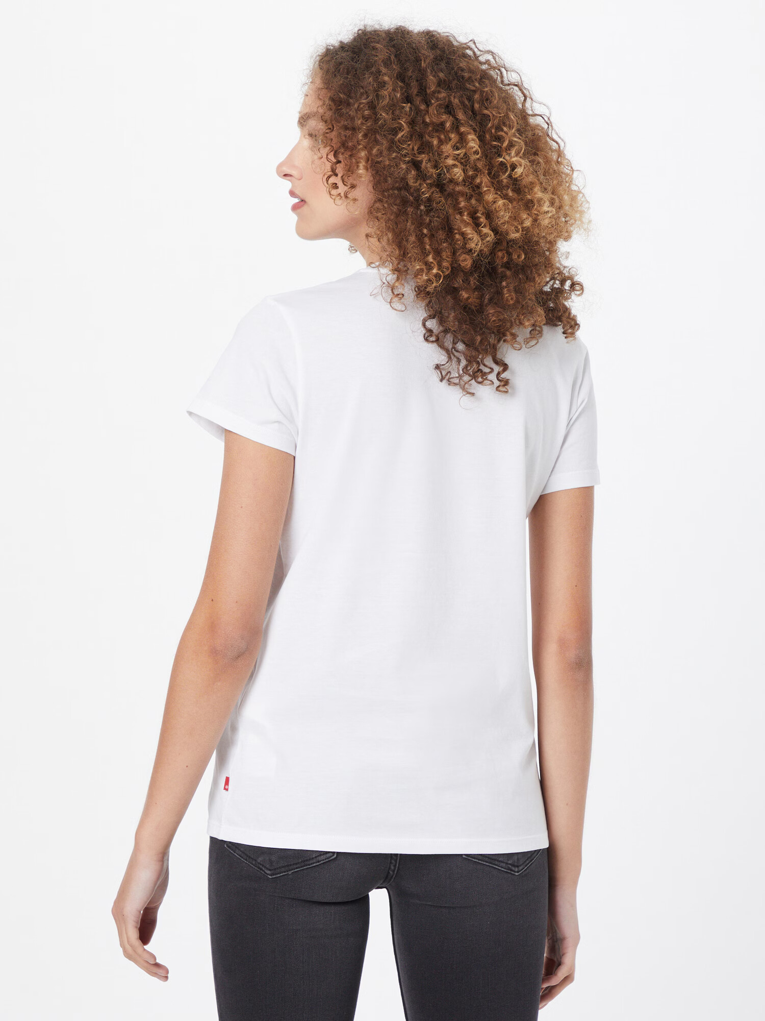 LEVI'S Tricou 'The Perfect' roșu / alb - Pled.ro