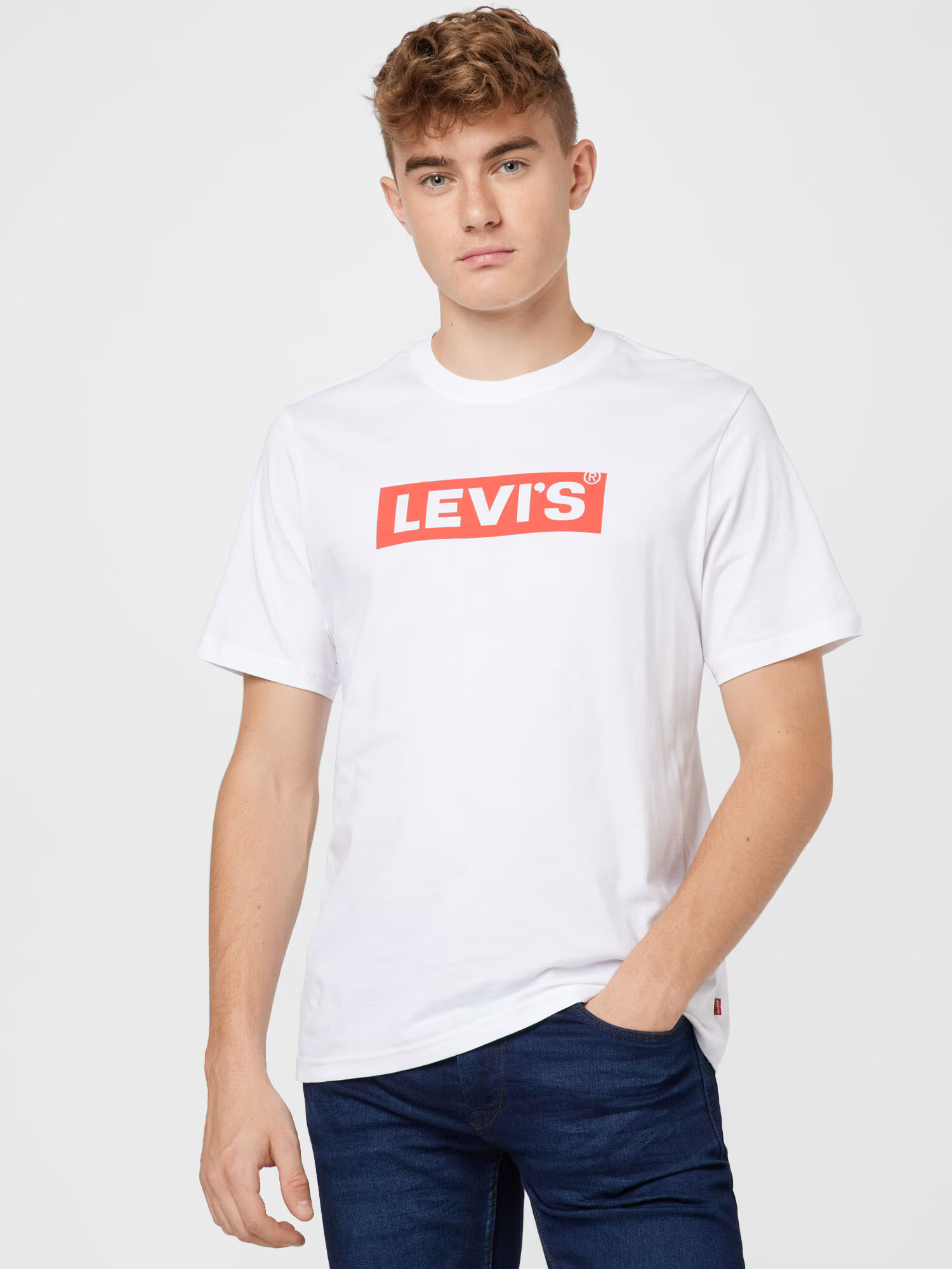 LEVI'S ® Tricou roșu / alb - Pled.ro