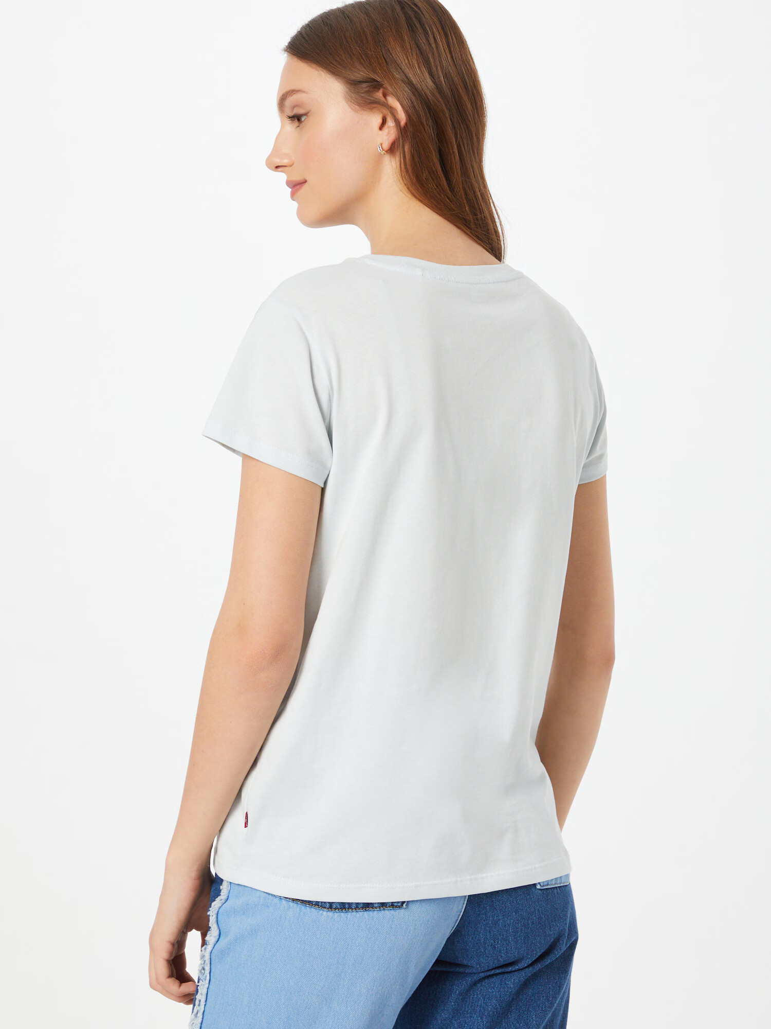 LEVI'S Tricou 'The Perfect' roșu / alb - Pled.ro