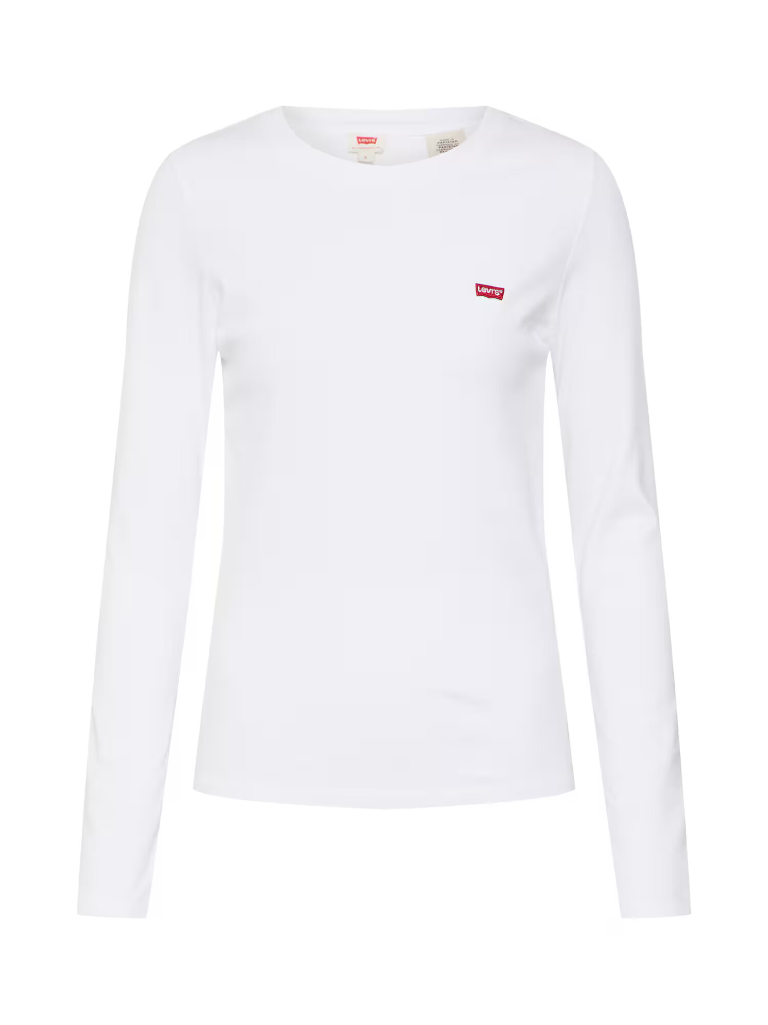 LEVI'S ® Tricou 'LS BABY TEE NEUTRALS' roșu / alb - Pled.ro