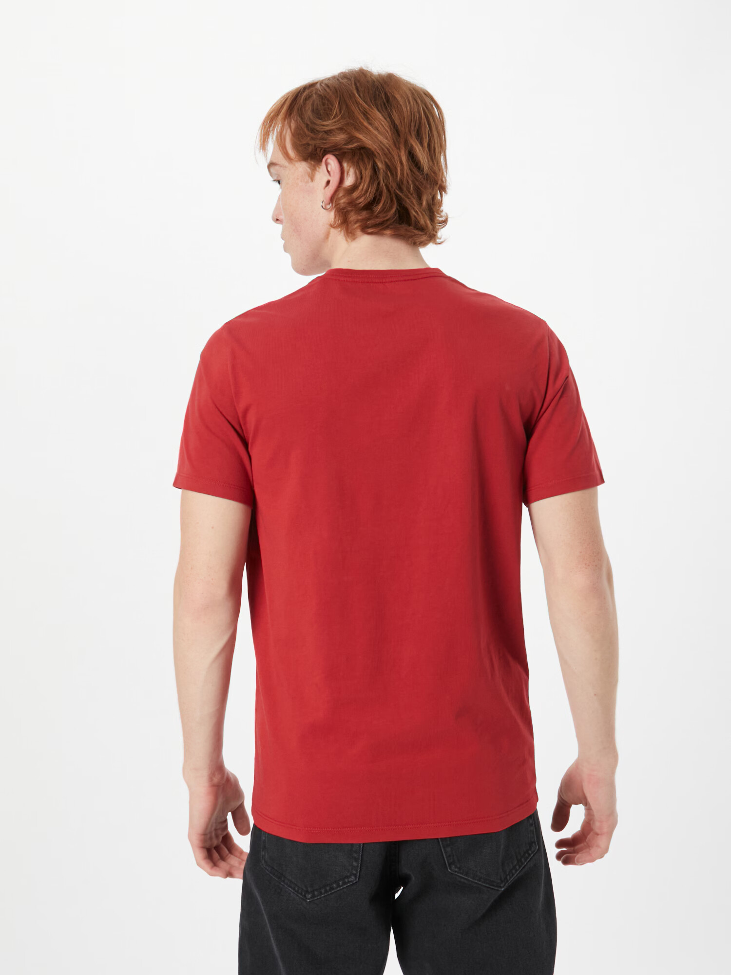 LEVI'S Tricou roșu merlot / alb - Pled.ro