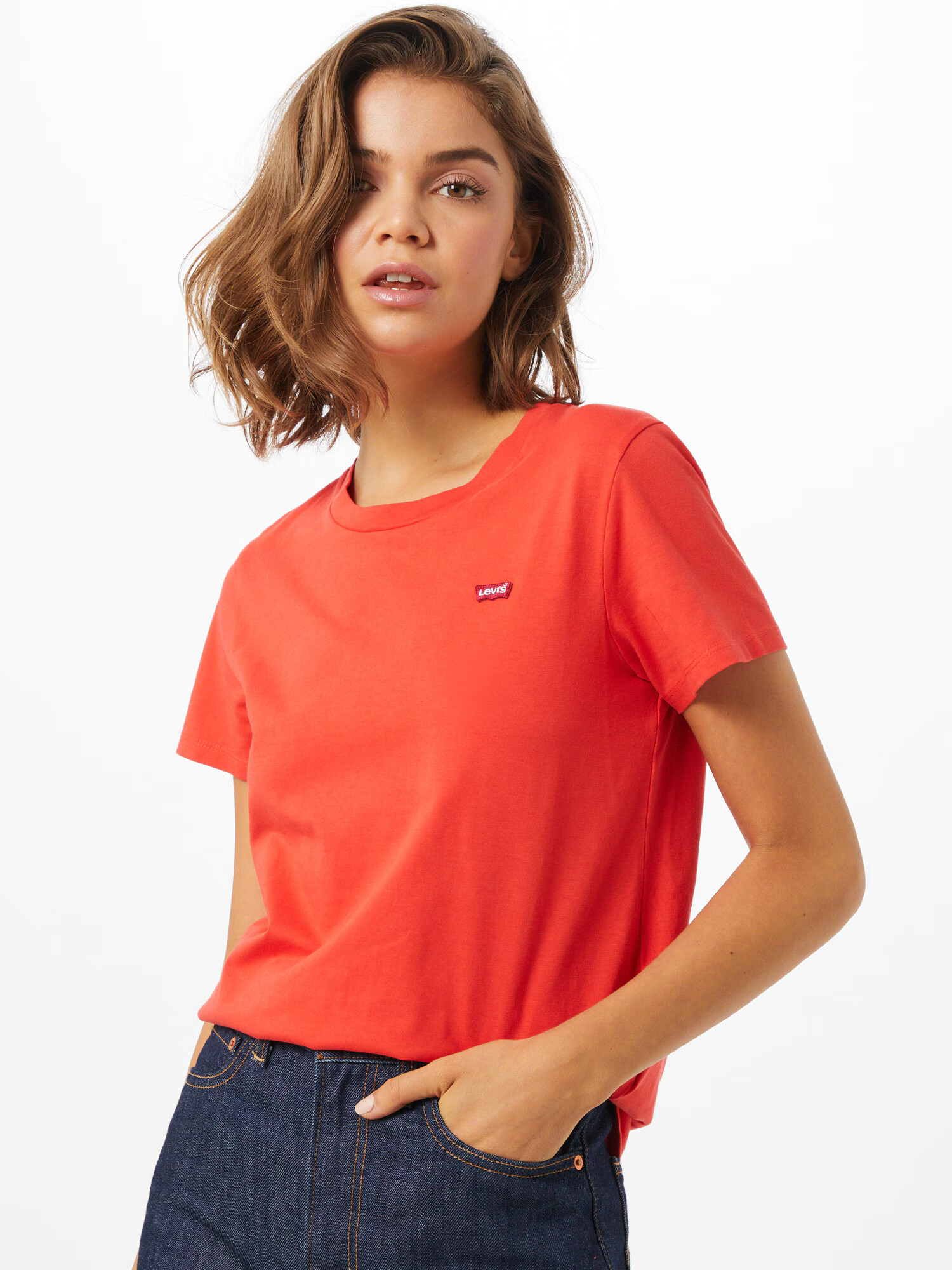 LEVI'S Tricou roșu orange - Pled.ro