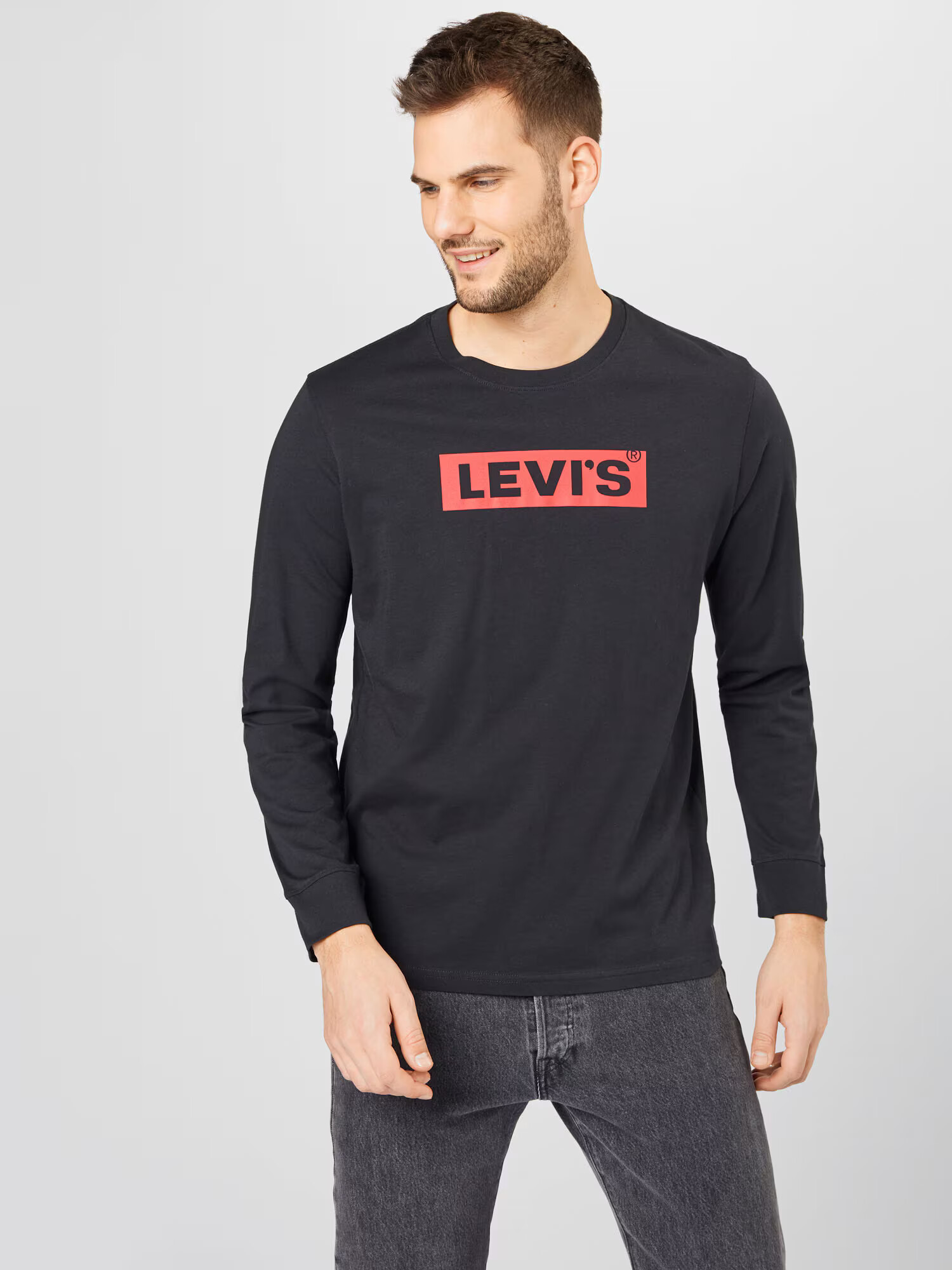 LEVI'S ® Tricou roșu pepene / negru - Pled.ro