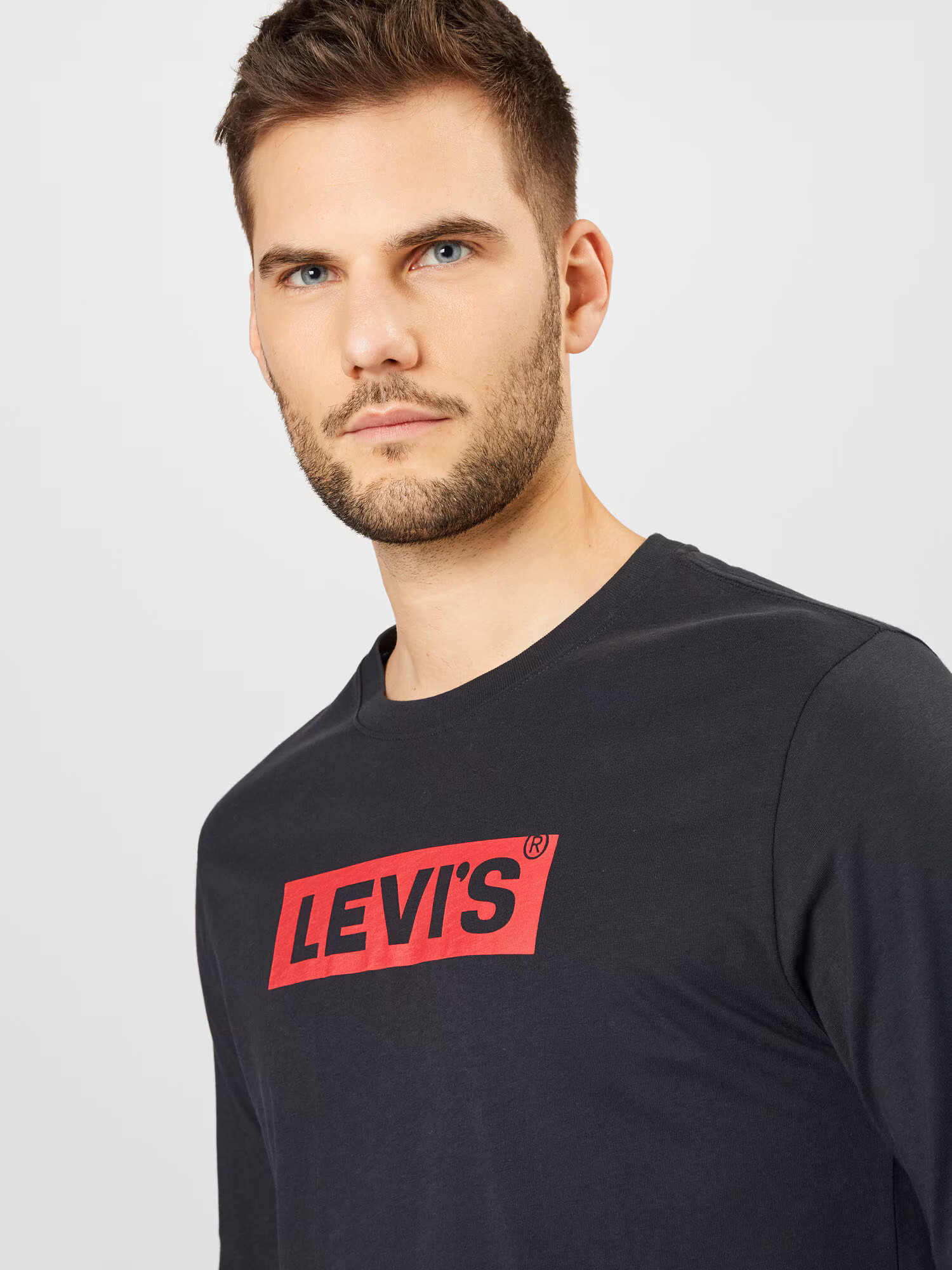 LEVI'S ® Tricou roșu pepene / negru - Pled.ro