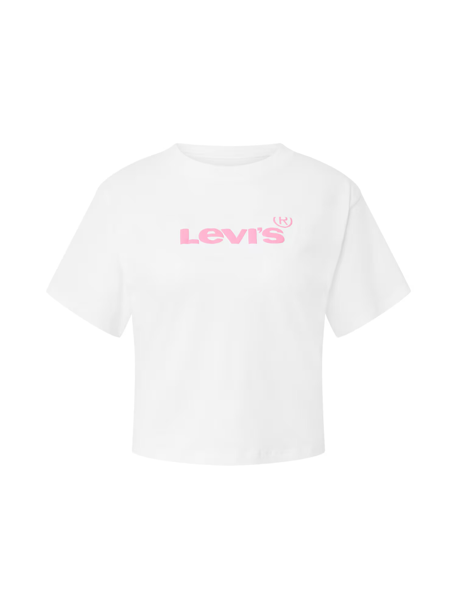 LEVI'S Tricou roz / alb - Pled.ro