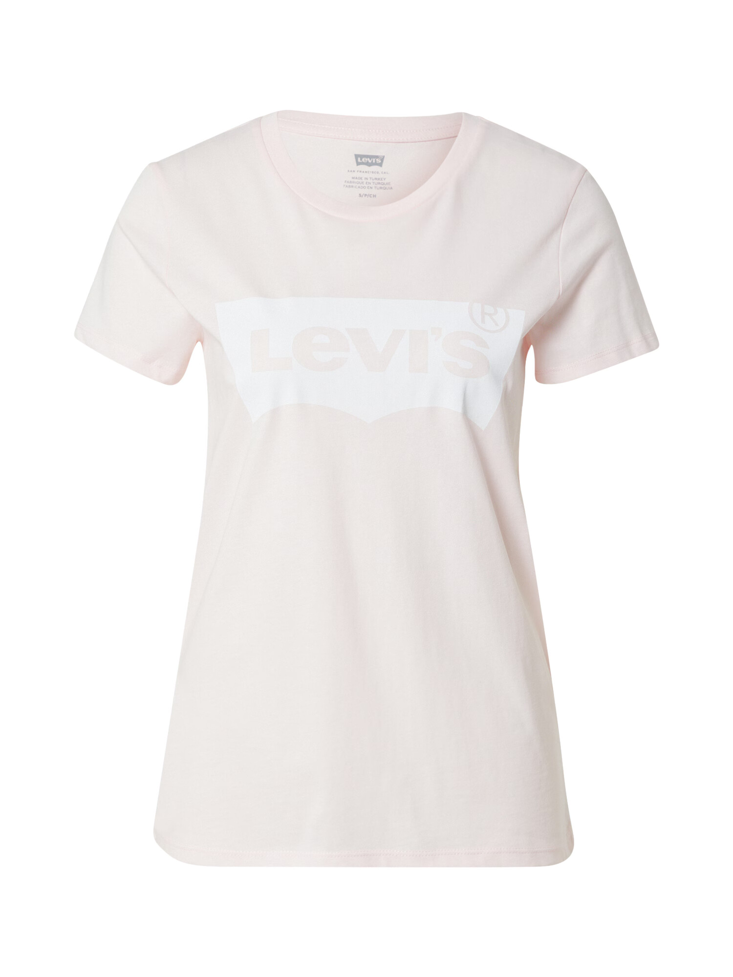 LEVI'S Tricou 'LSE THE PERFECT TEE REDS' roz pastel / alb - Pled.ro