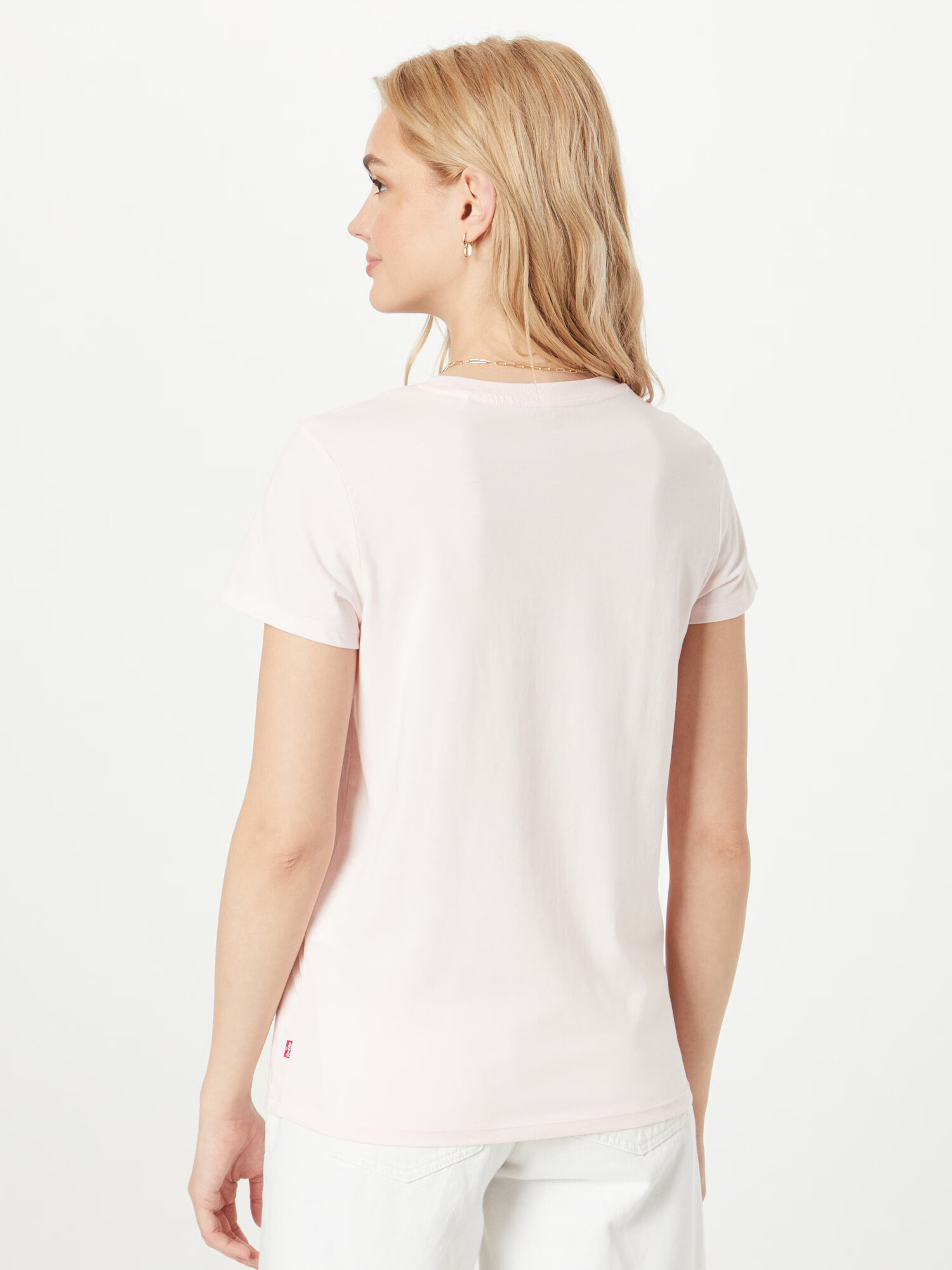 LEVI'S Tricou 'LSE THE PERFECT TEE REDS' roz pastel / alb - Pled.ro