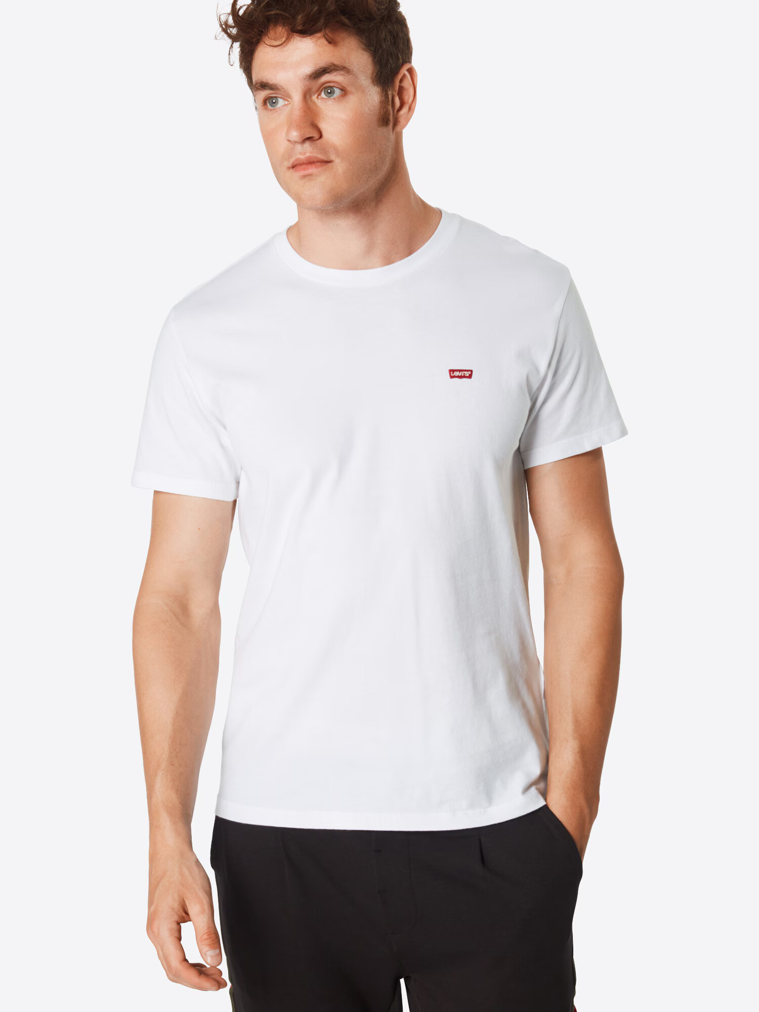 LEVI'S ® Tricou sângeriu / alb - Pled.ro