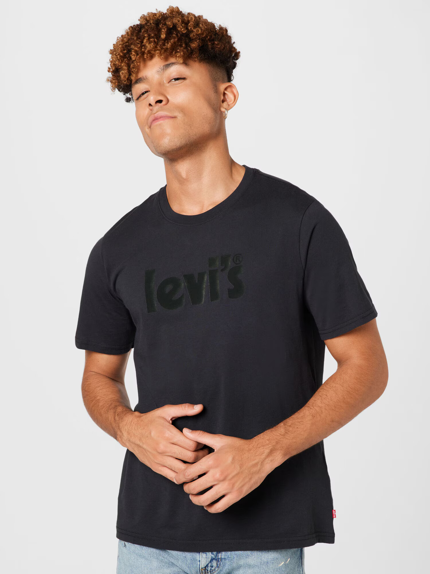 LEVI'S Tricou 'SS RELAXED FIT TEE BLACKS' negru / negru amestecat - Pled.ro