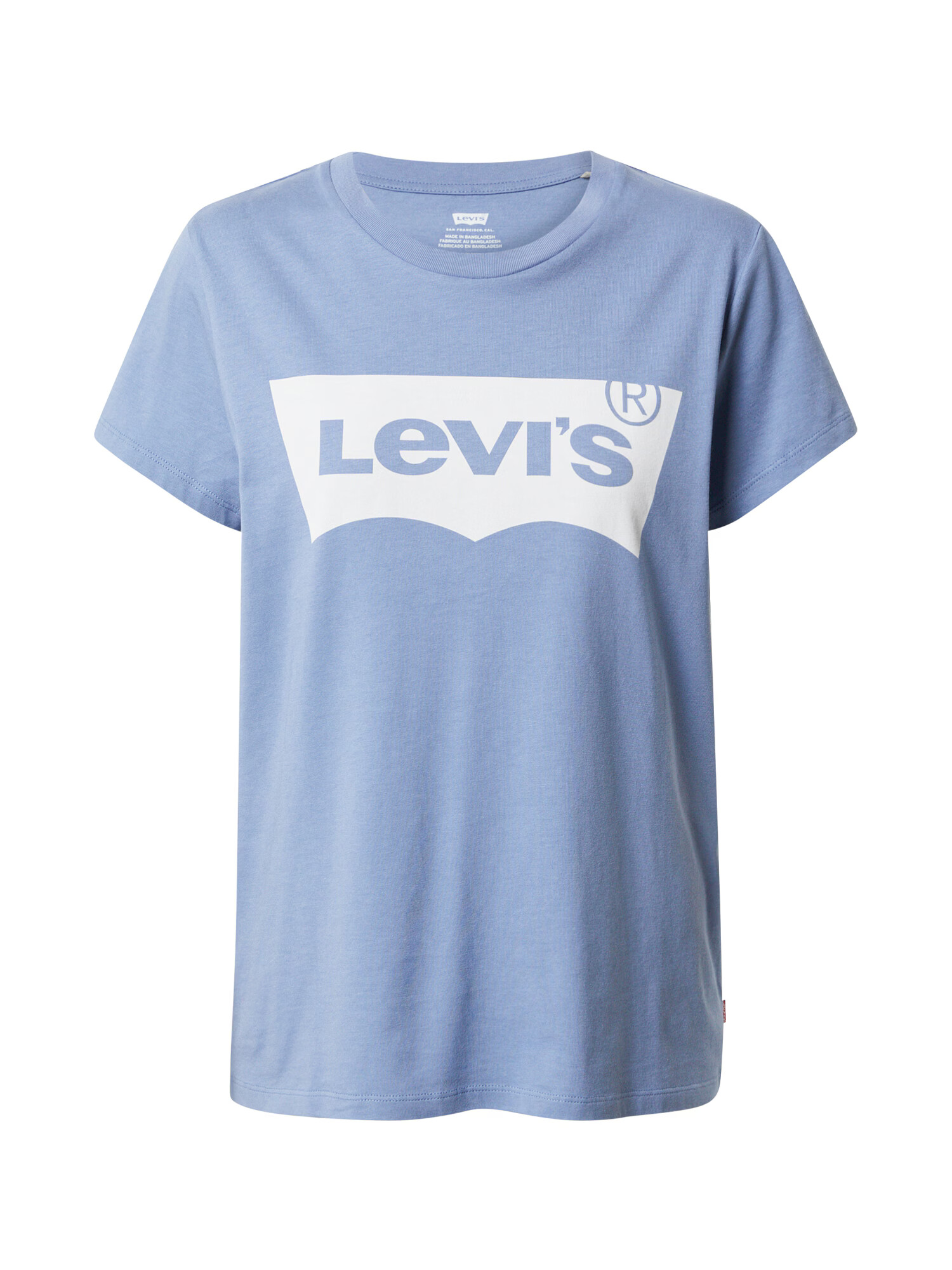 LEVI'S Tricou 'The Perfect' albastru deschis / alb - Pled.ro