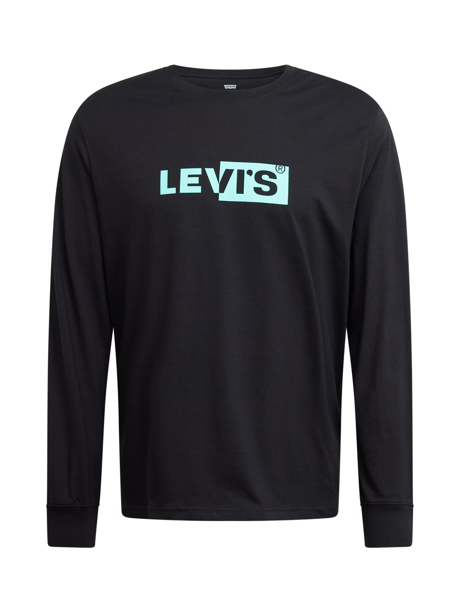 LEVI'S Tricou turcoaz / negru - Pled.ro