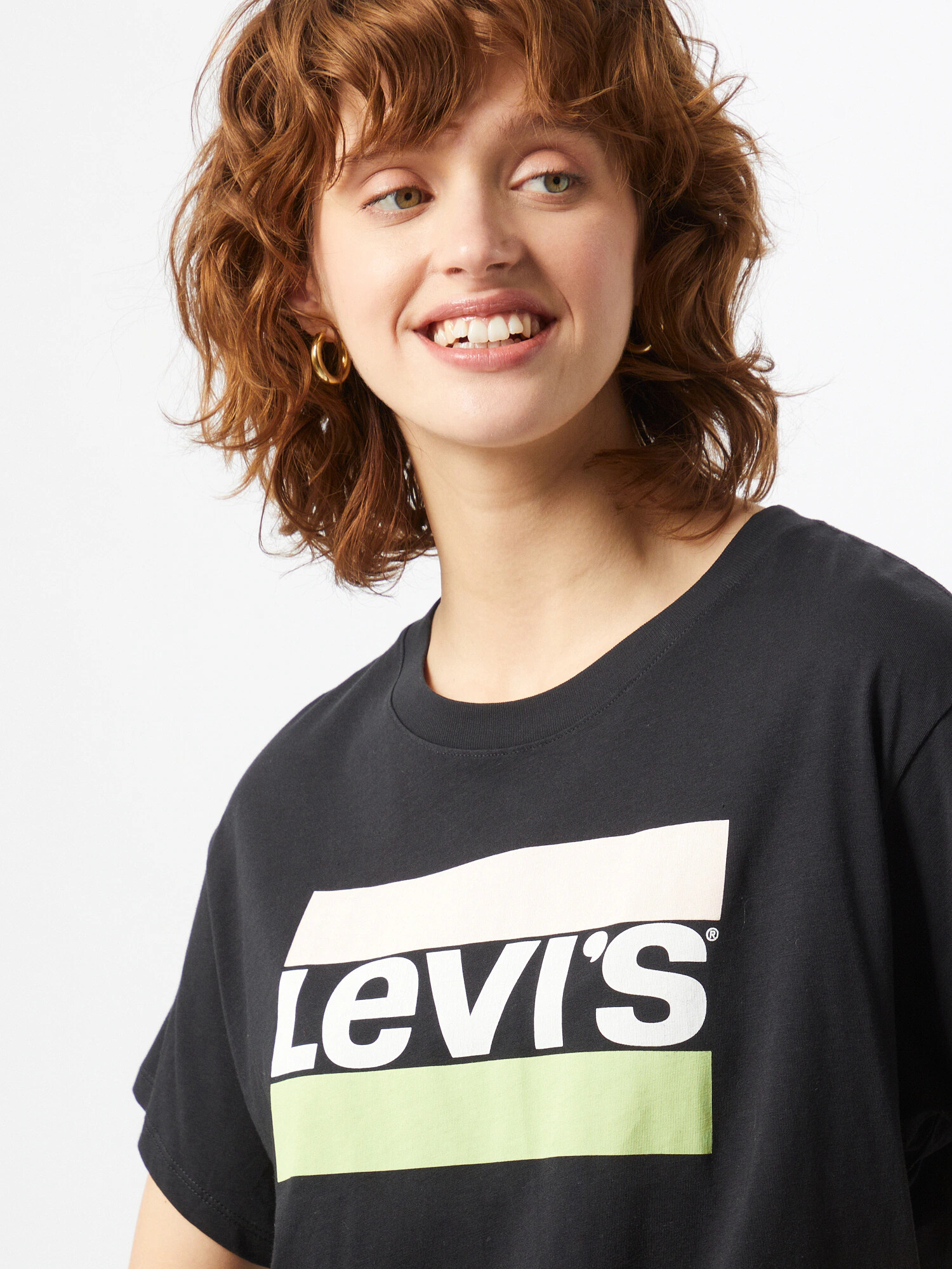 LEVI'S Tricou 'VARSITY' albastru noapte / verde / alb - Pled.ro