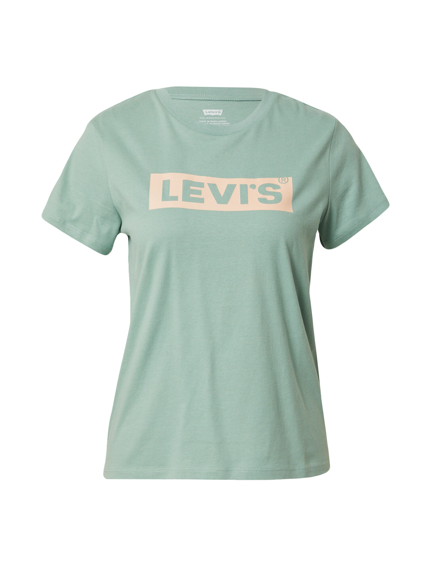 LEVI'S Tricou 'The Perfect' verde pastel / mov pastel - Pled.ro