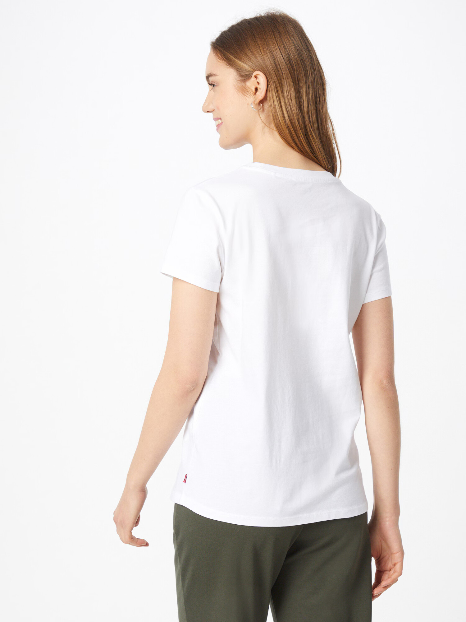 LEVI'S Tricou 'The Perfect Tee' verde / verde jad / mov deschis / negru / alb - Pled.ro