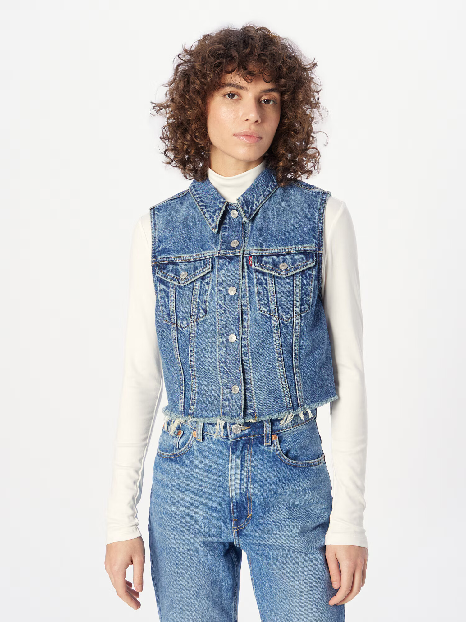 LEVI'S Vestă albastru denim - Pled.ro