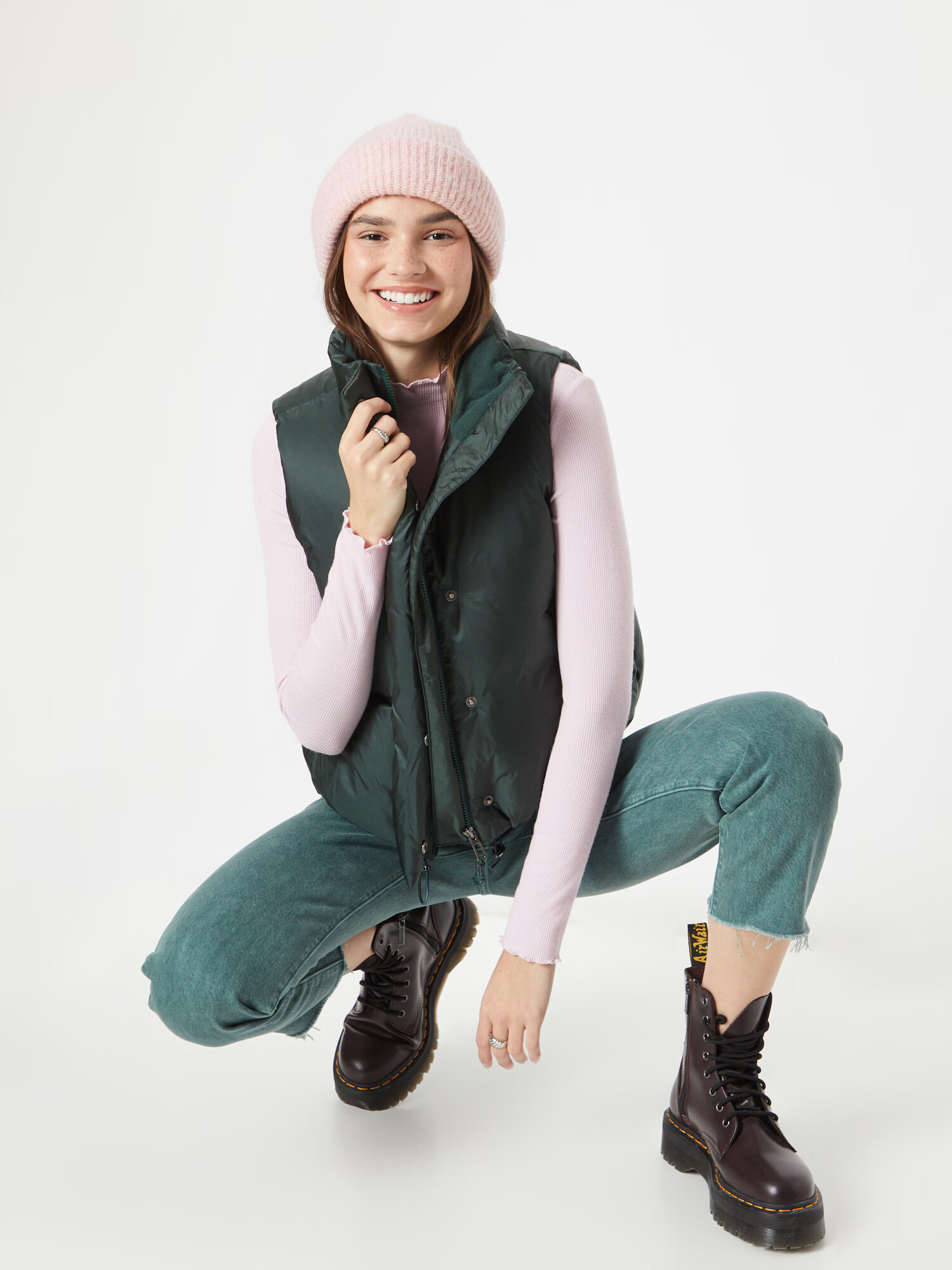 LEVI'S ® Vestă 'Bubble' verde pin - Pled.ro