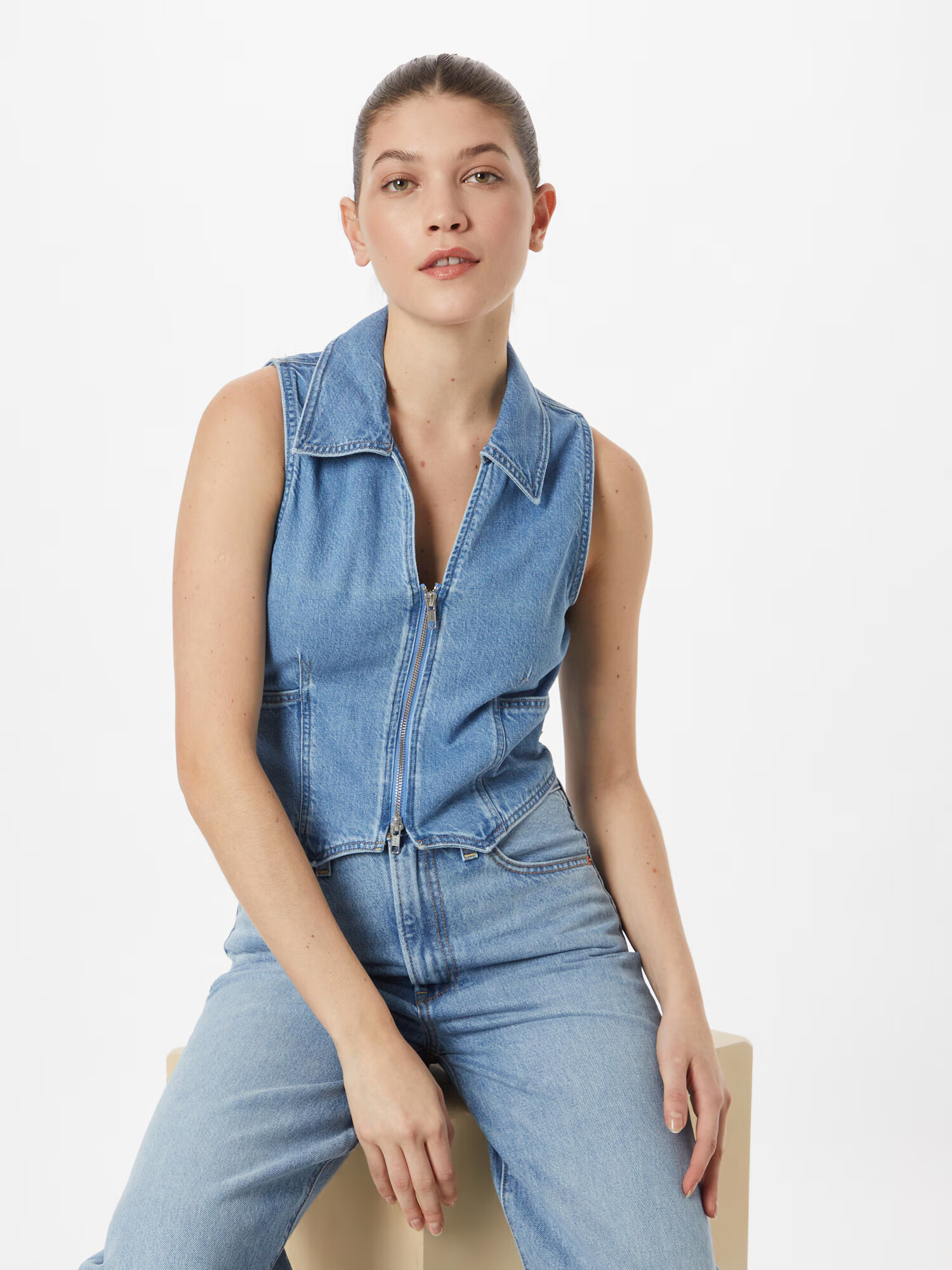 LEVI'S ® Vestă 'LILOU' albastru denim - Pled.ro