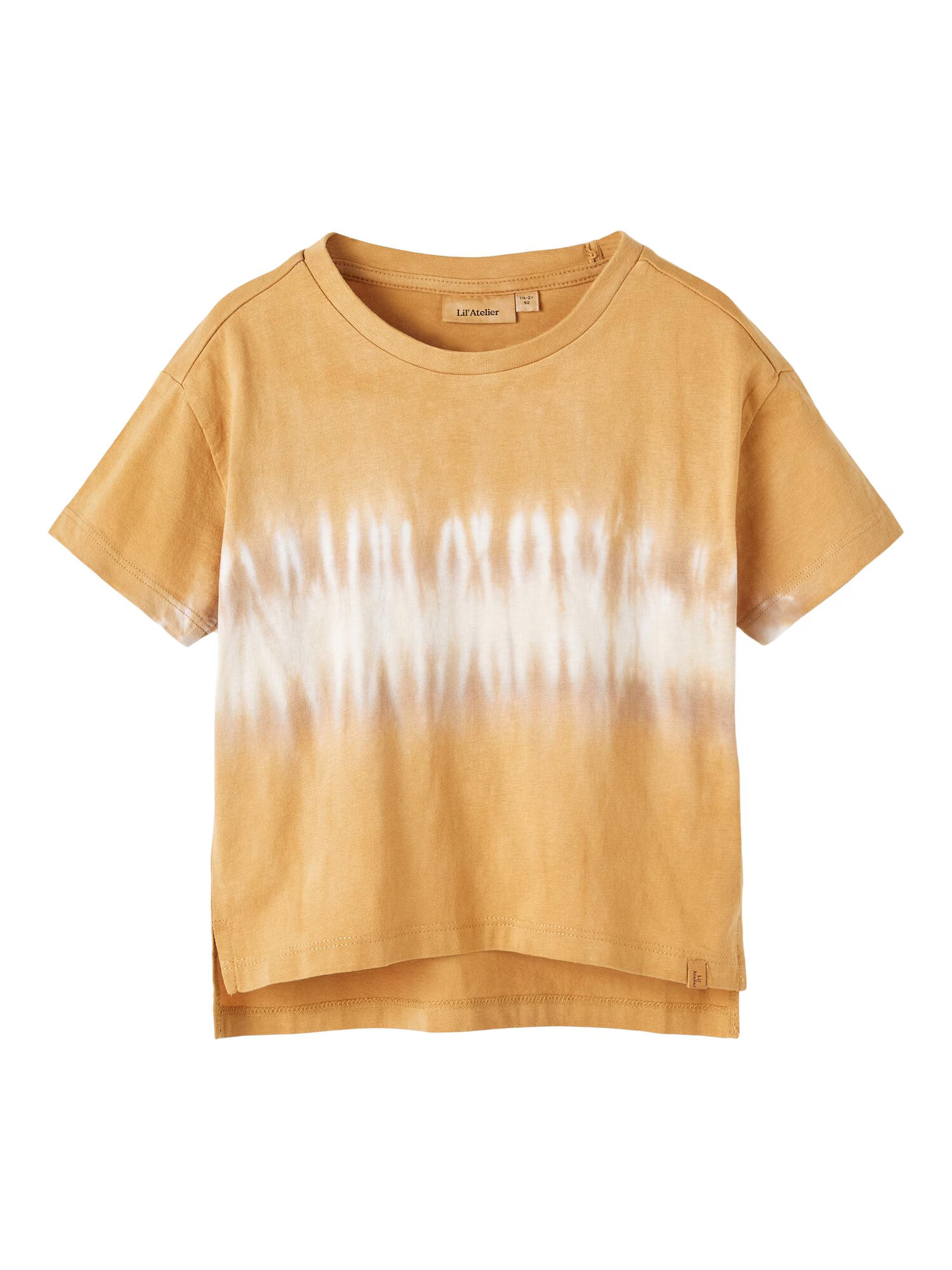 Lil ' Atelier Kids Tricou 'Alfred' maro coniac / alb murdar - Pled.ro