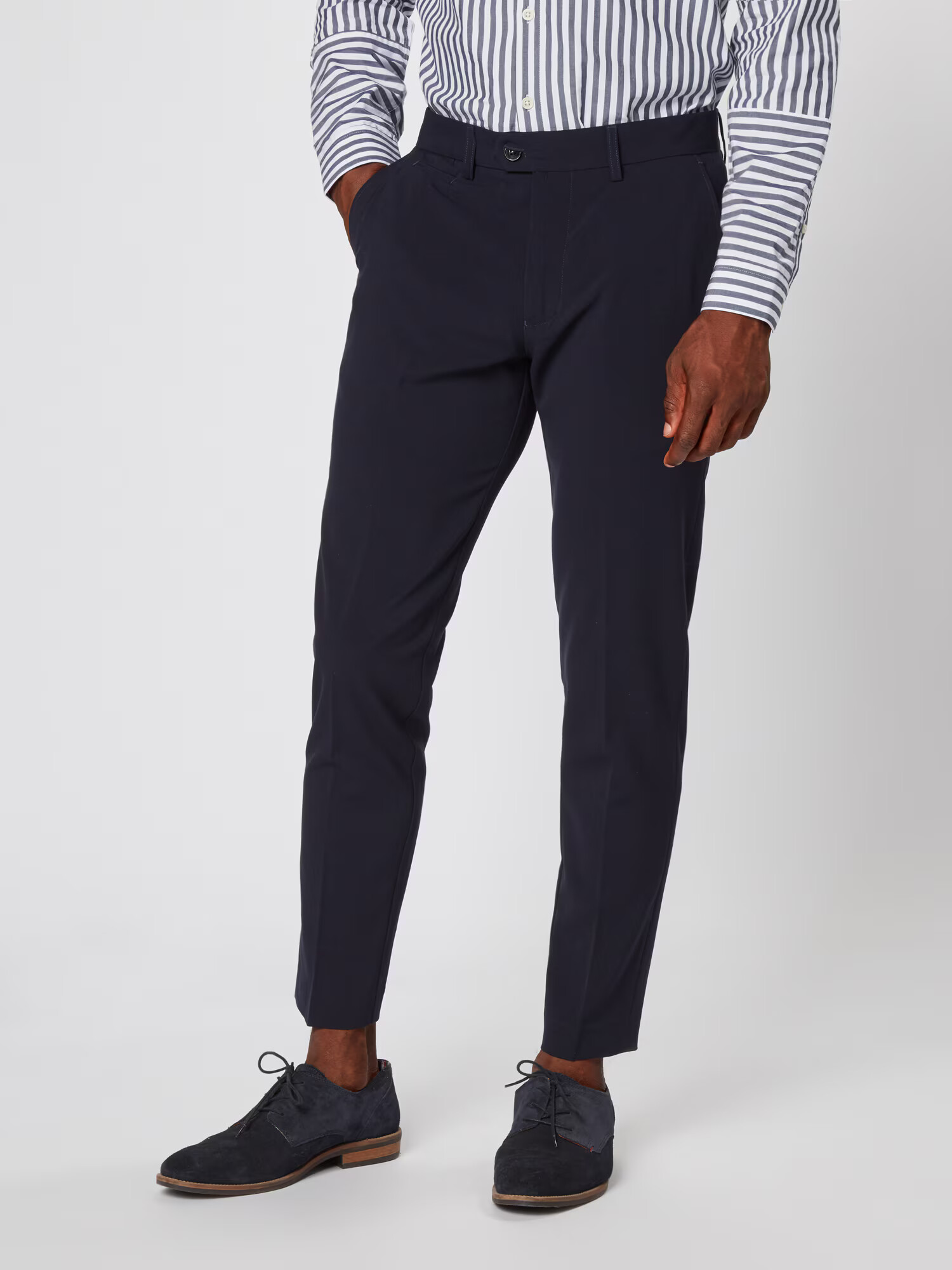 Lindbergh Pantaloni cu dungă 'Club pants' bleumarin - Pled.ro