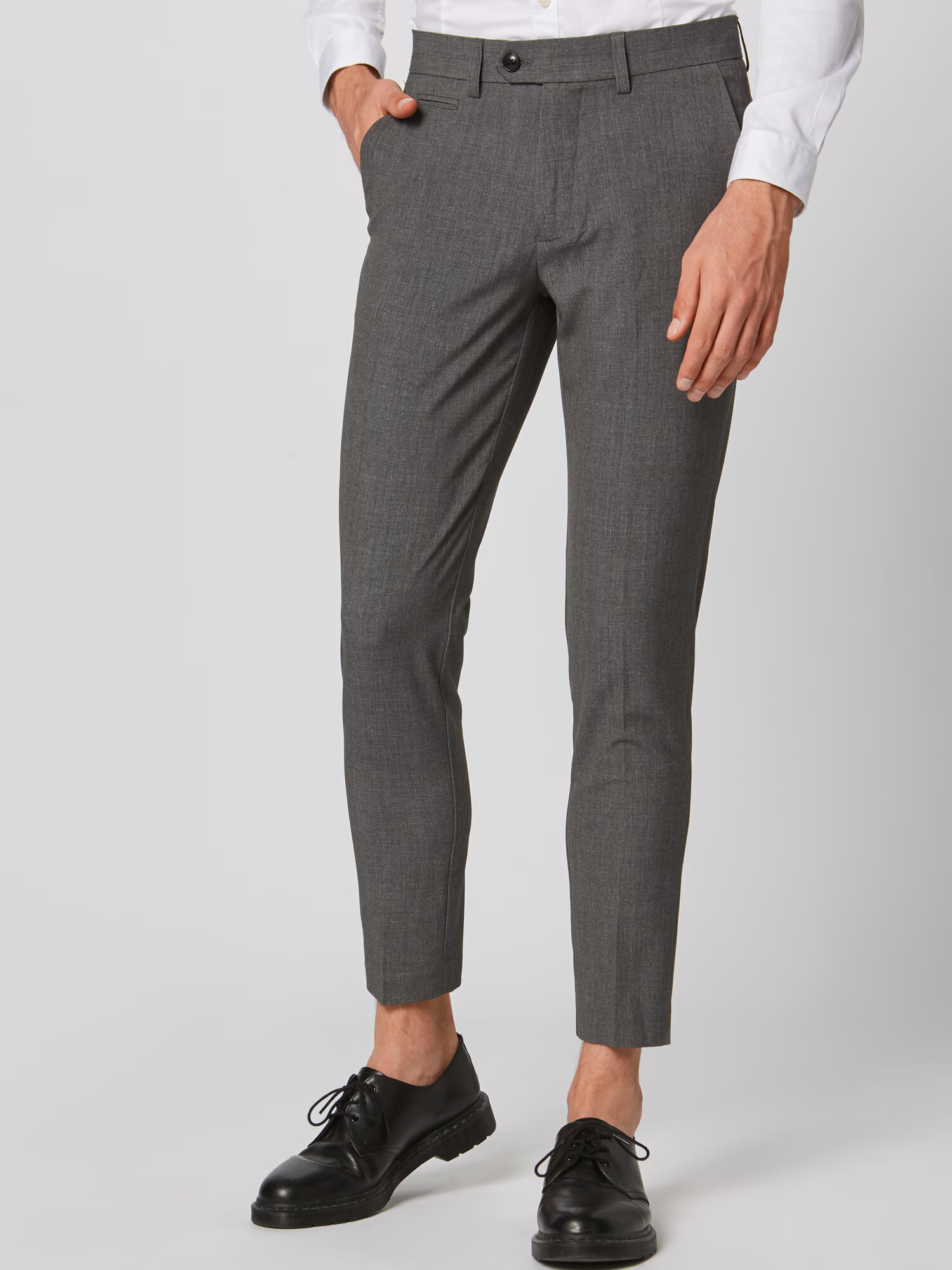 Lindbergh Pantaloni cu dungă 'Club pants' gri - Pled.ro