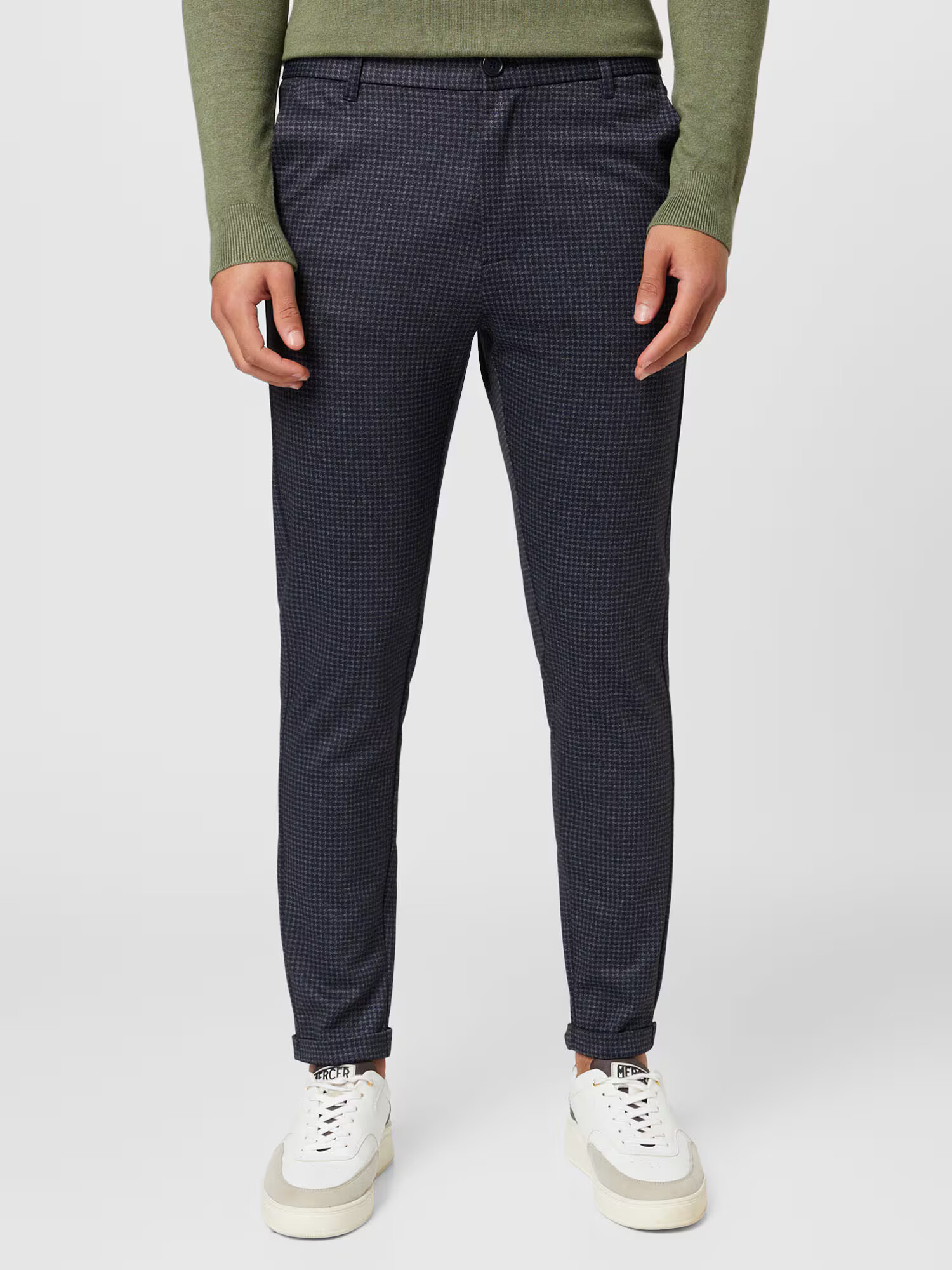 Lindbergh Pantaloni eleganți albastru marin / gri - Pled.ro