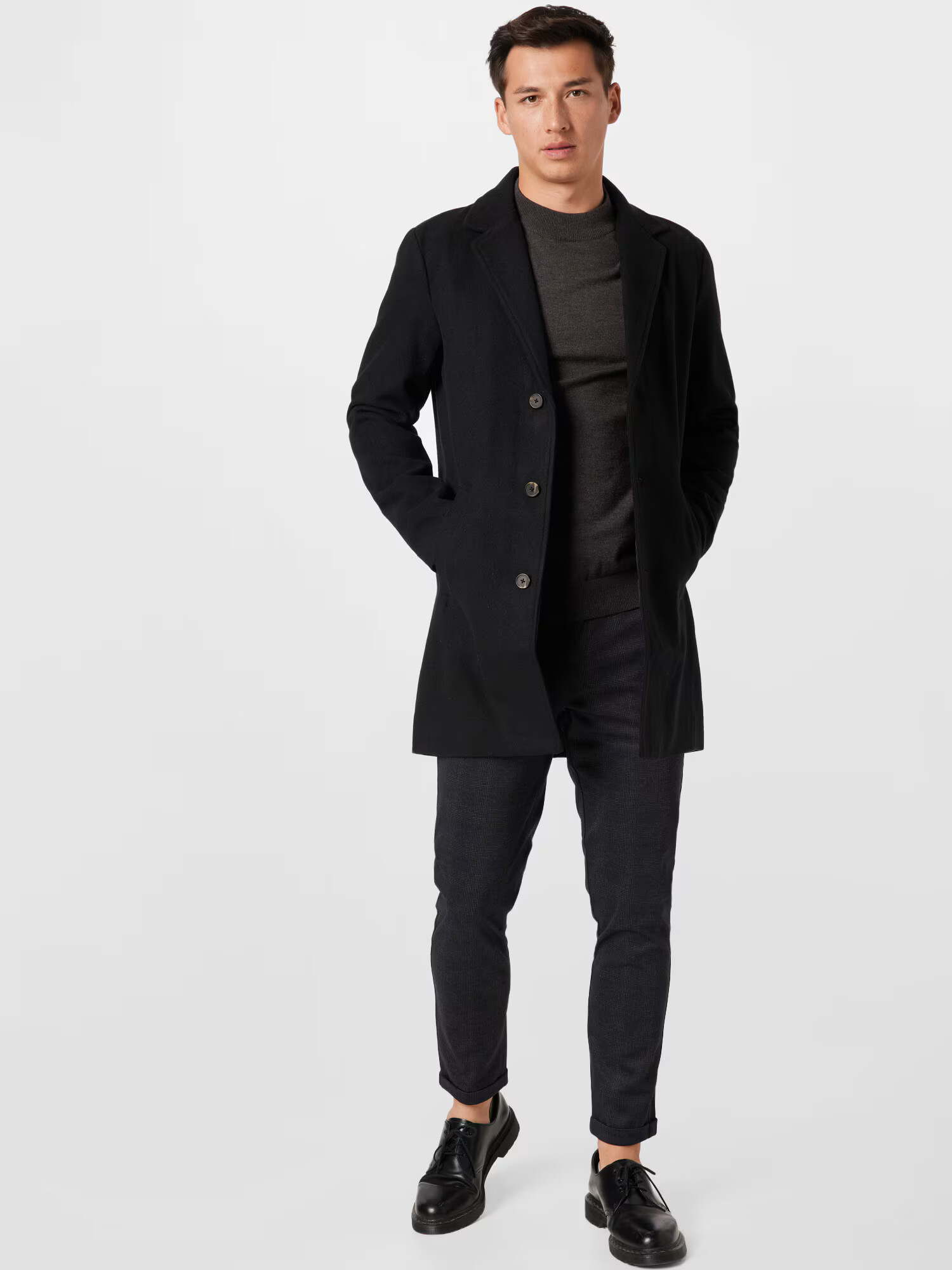 Lindbergh Pantaloni eleganți negru - Pled.ro